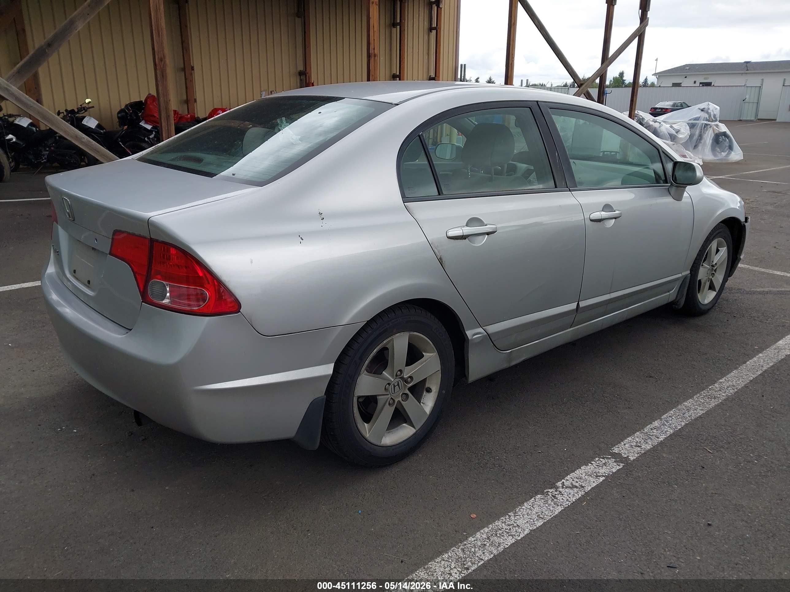 2007 Honda Civic Ex Silver vin: 1HGFA16847L085879