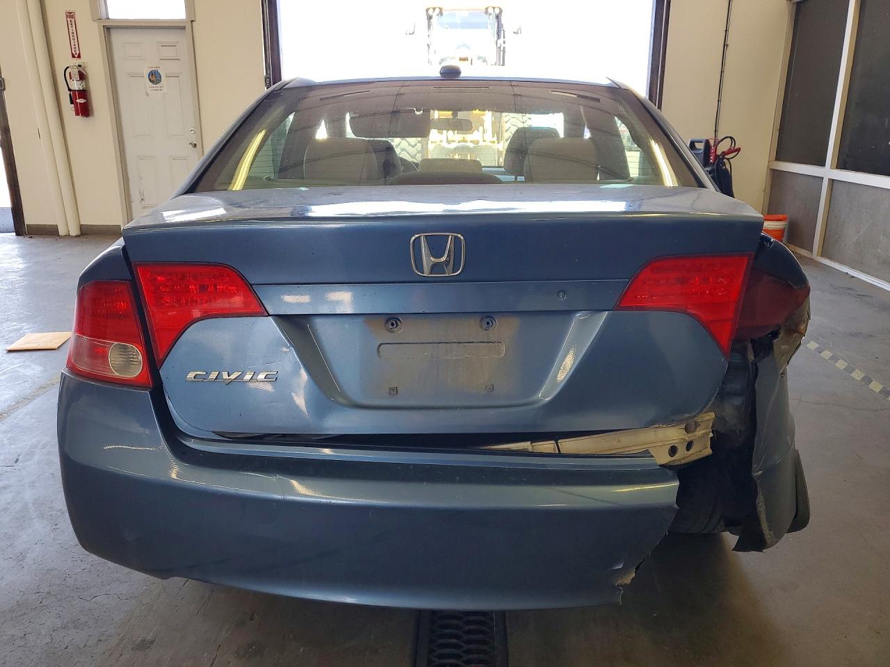 2007 Honda Civic Ex Blue vin: 1HGFA16847L090872