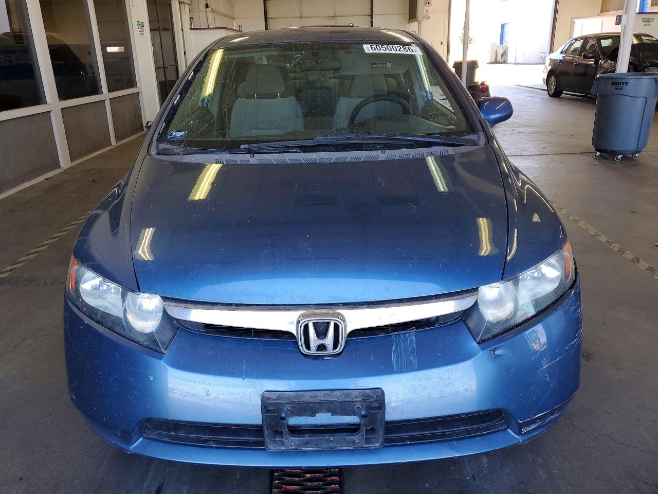 2007 Honda Civic Ex Blue vin: 1HGFA16847L090872