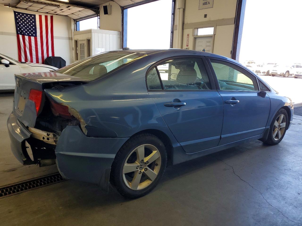 2007 Honda Civic Ex Blue vin: 1HGFA16847L090872