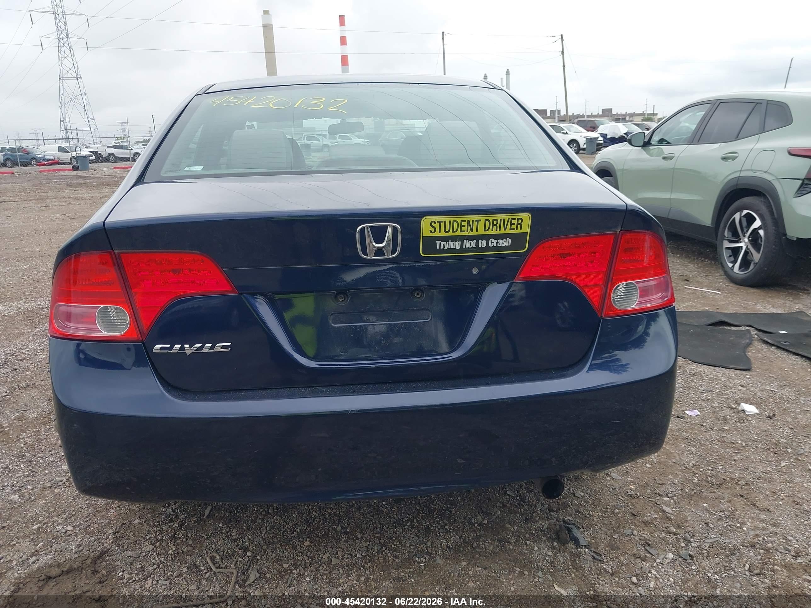 2007 Honda Civic Ex Blue vin: 1HGFA16847L091472