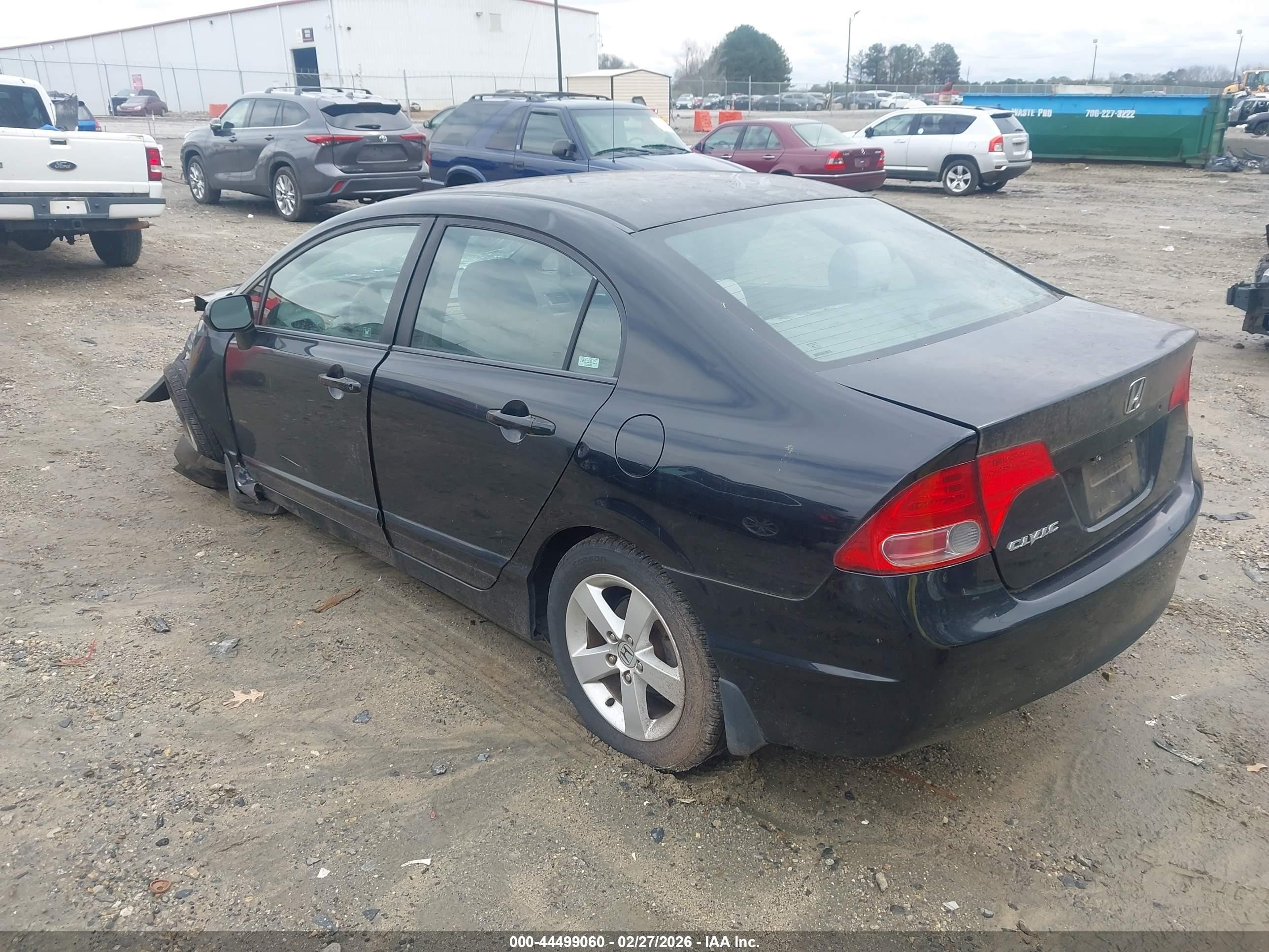 2007 Honda Civic Ex Black vin: 1HGFA16847L097207