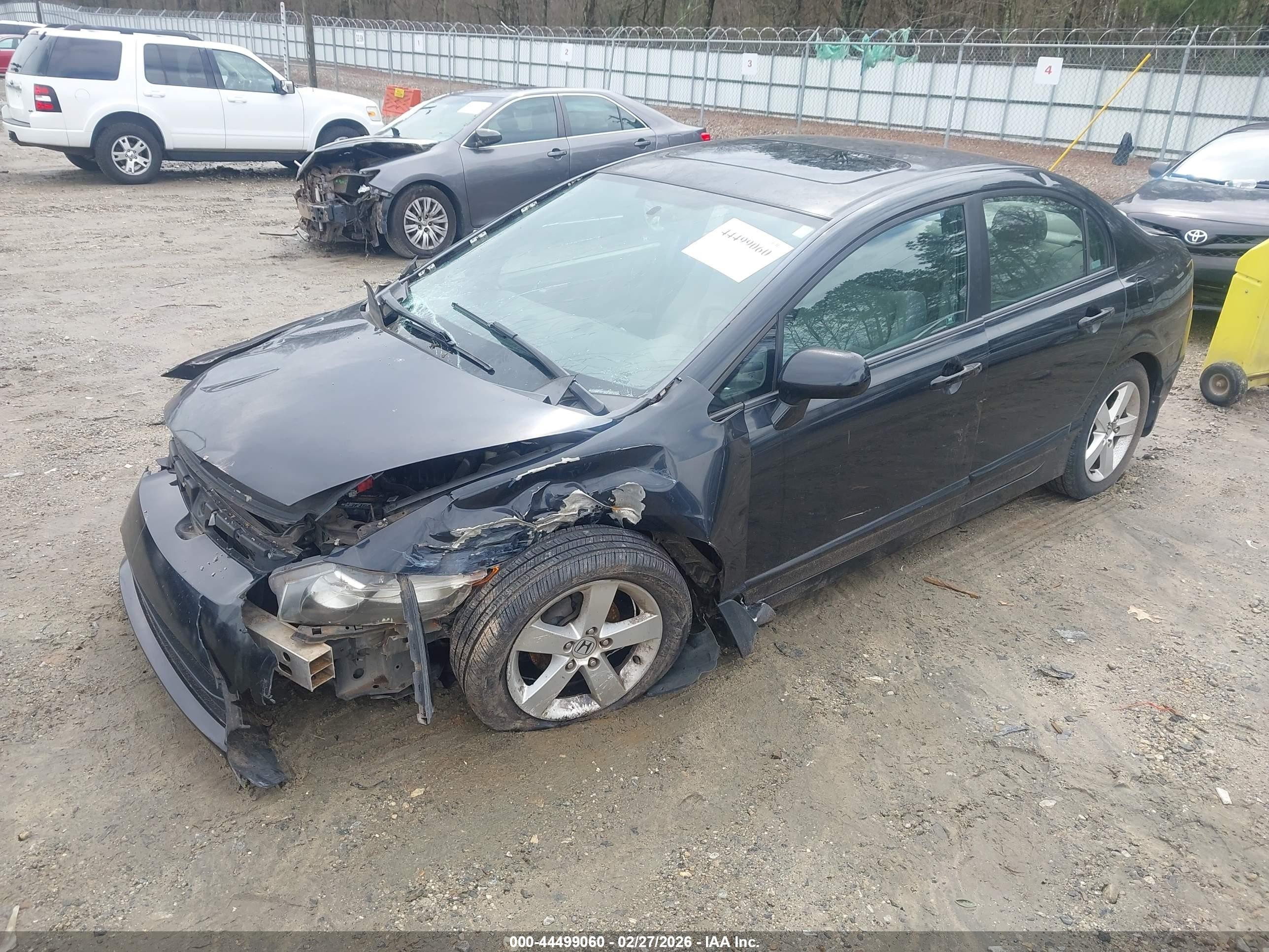 2007 Honda Civic Ex Black vin: 1HGFA16847L097207