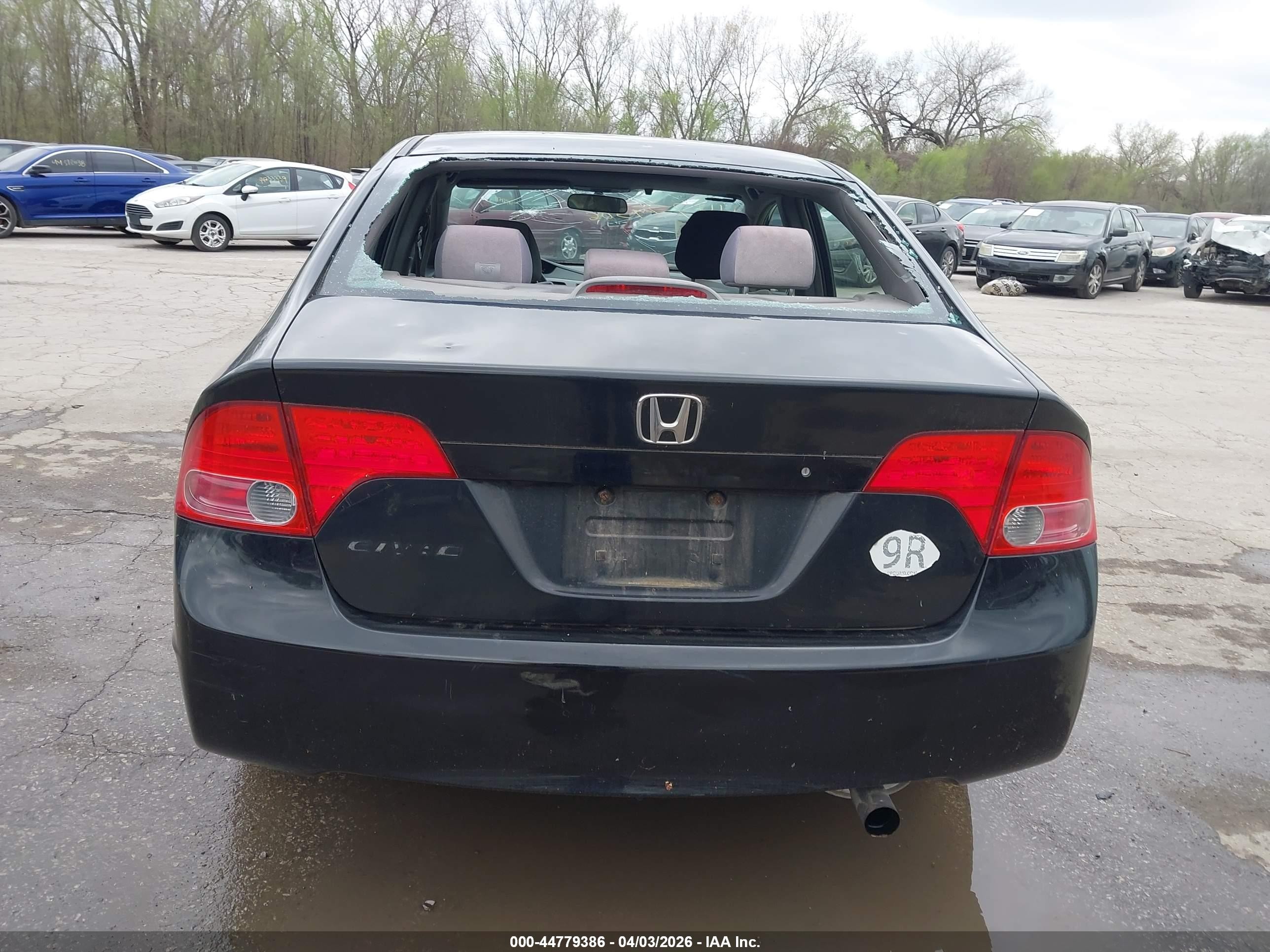 2007 Honda Civic Ex Черный vin: 1HGFA16847L108402