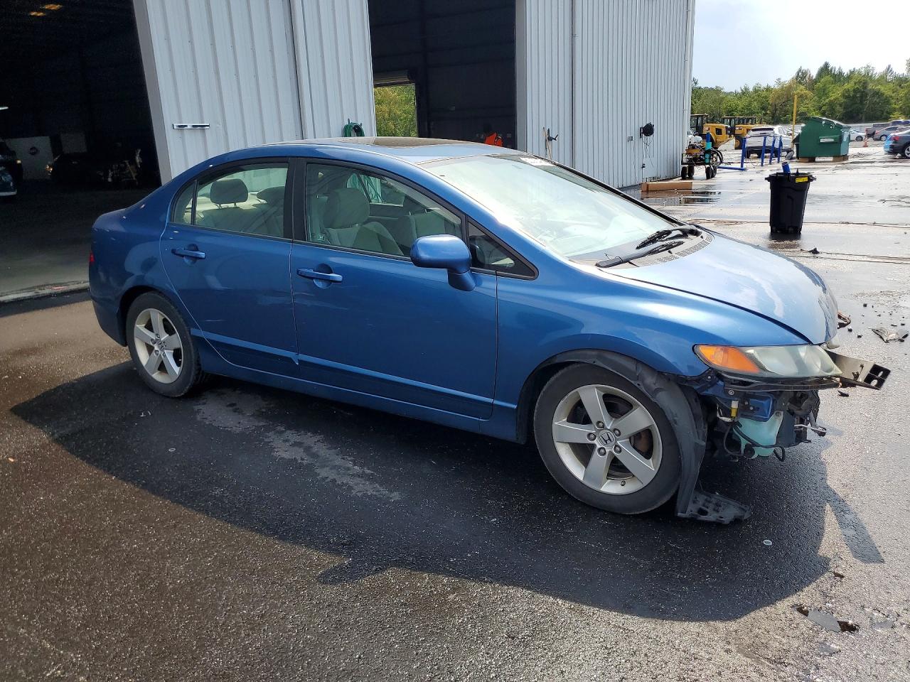 2008 Honda Civic Ex Blue vin: 1HGFA16848L035288