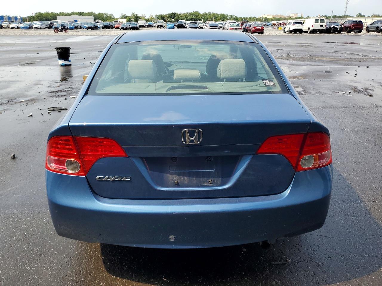 2008 Honda Civic Ex Blue vin: 1HGFA16848L035288