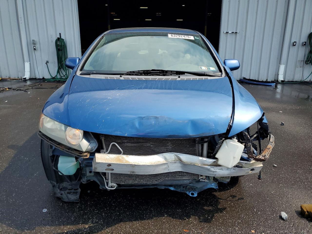 2008 Honda Civic Ex Blue vin: 1HGFA16848L035288