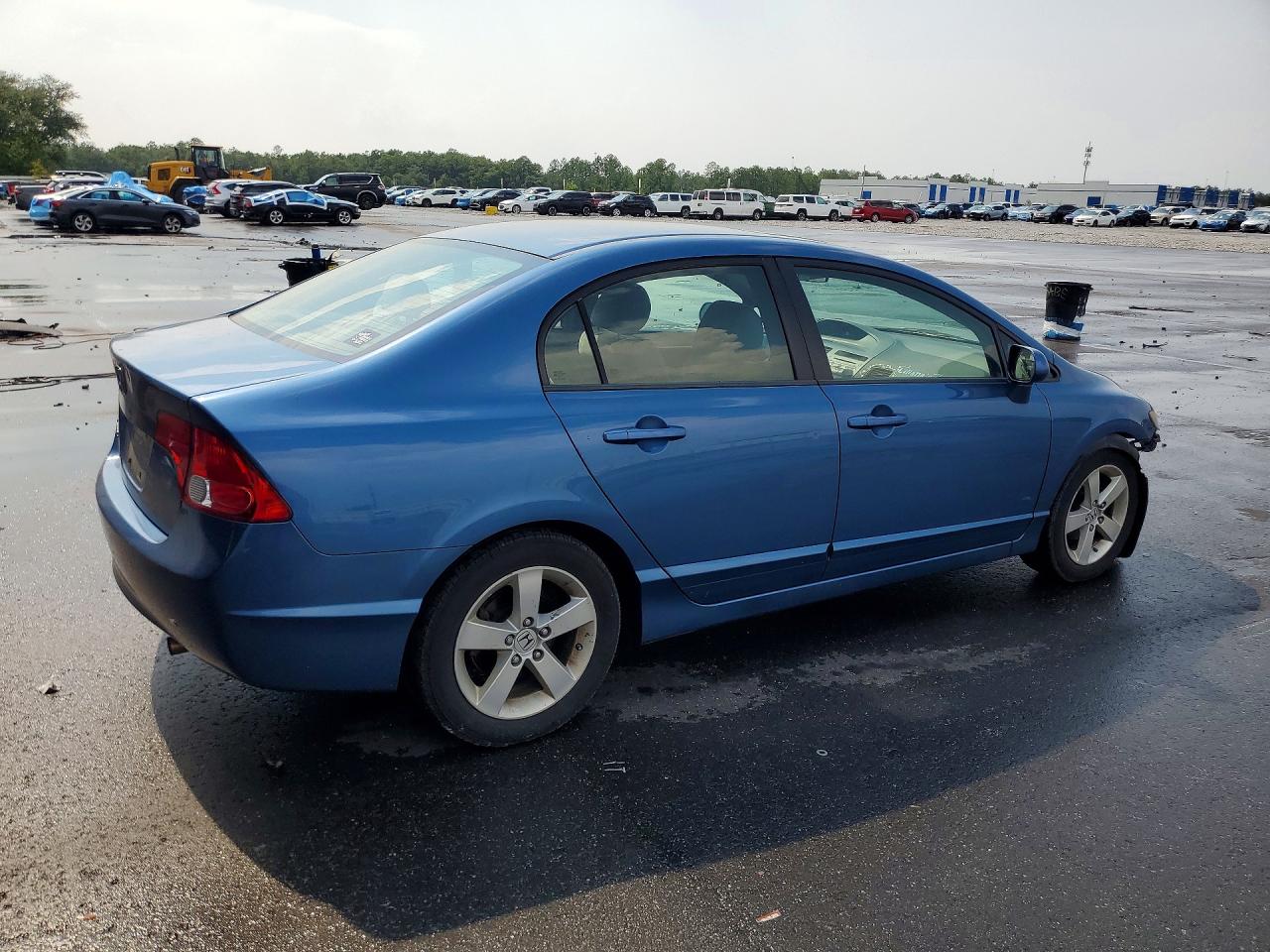 2008 Honda Civic Ex Blue vin: 1HGFA16848L035288
