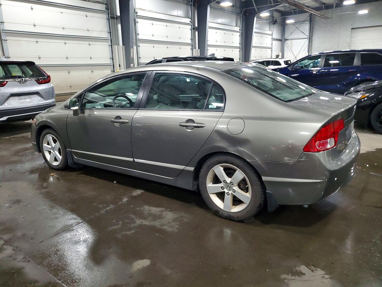 2008 Honda Civic Ex Gray vin: 1HGFA16848L046632