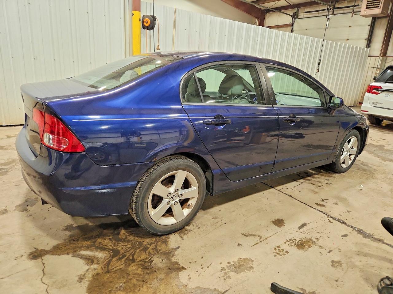 2008 Honda Civic Ex Blue vin: 1HGFA16848L050034