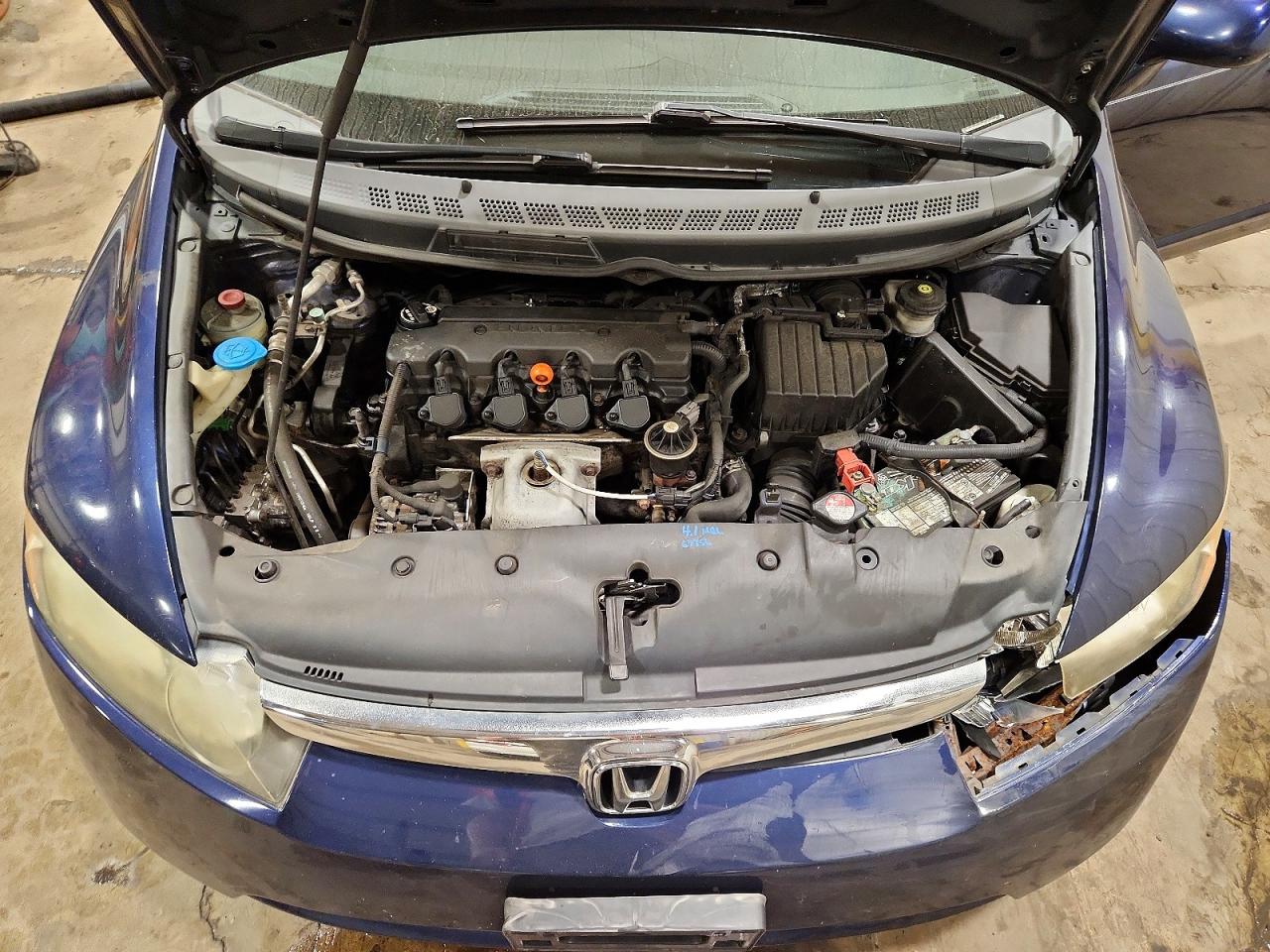 2008 Honda Civic Ex Blue vin: 1HGFA16848L050034