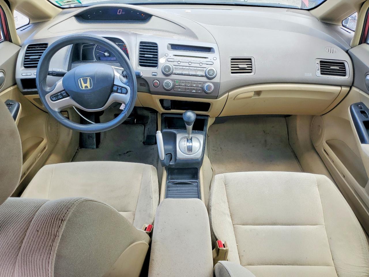 2008 Honda Civic Ex Burgundy vin: 1HGFA16848L065097