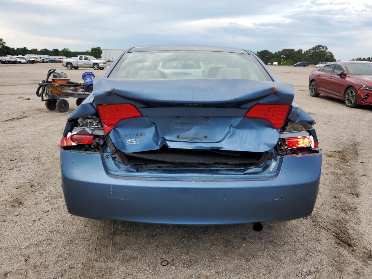 2008 Honda Civic Ex Синий vin: 1HGFA16848L067156