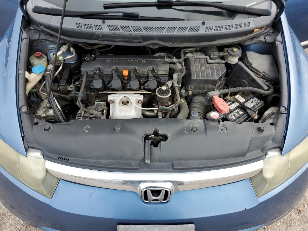2008 Honda Civic Ex Синий vin: 1HGFA16848L067156
