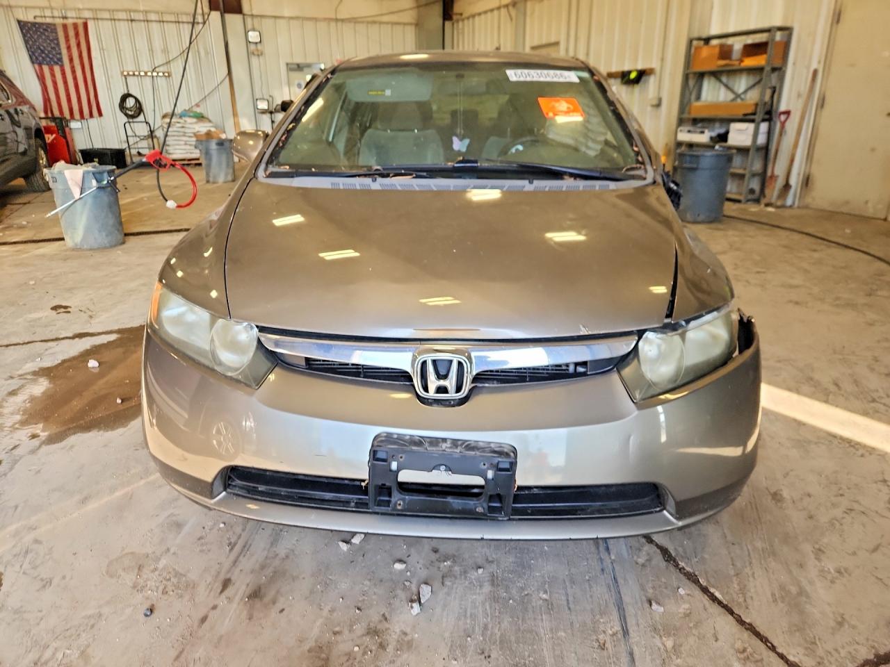 2008 Honda Civic Ex Желто-коричневый vin: 1HGFA16848L099802