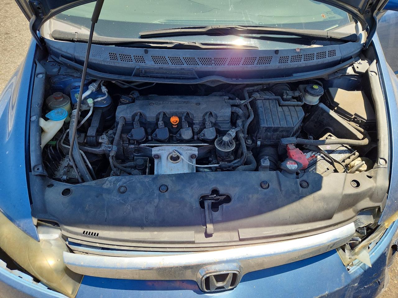 2008 Honda Civic Ex Blue vin: 1HGFA16848L109583