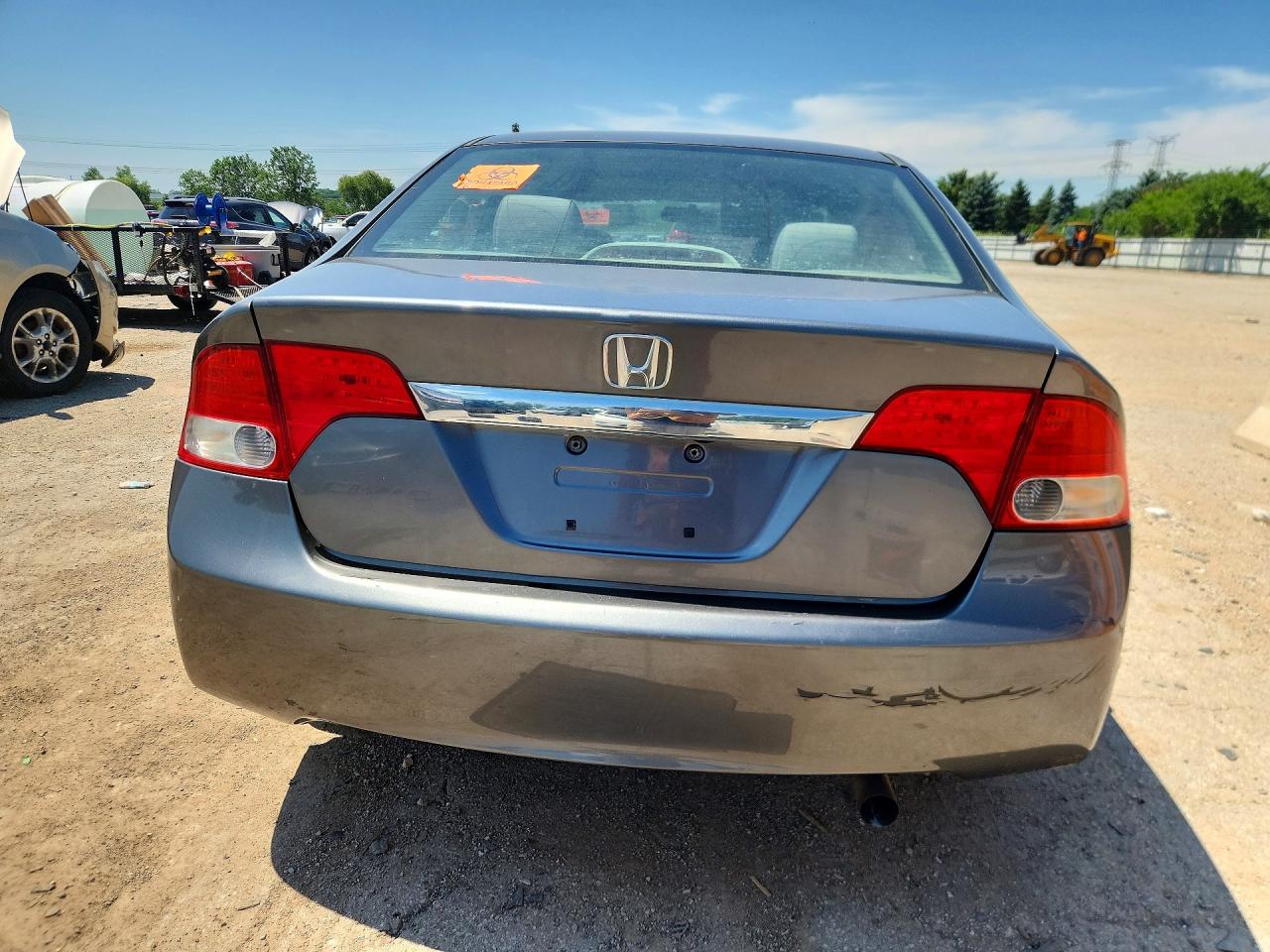 2009 Honda Civic Ex Gray vin: 1HGFA16849L004706