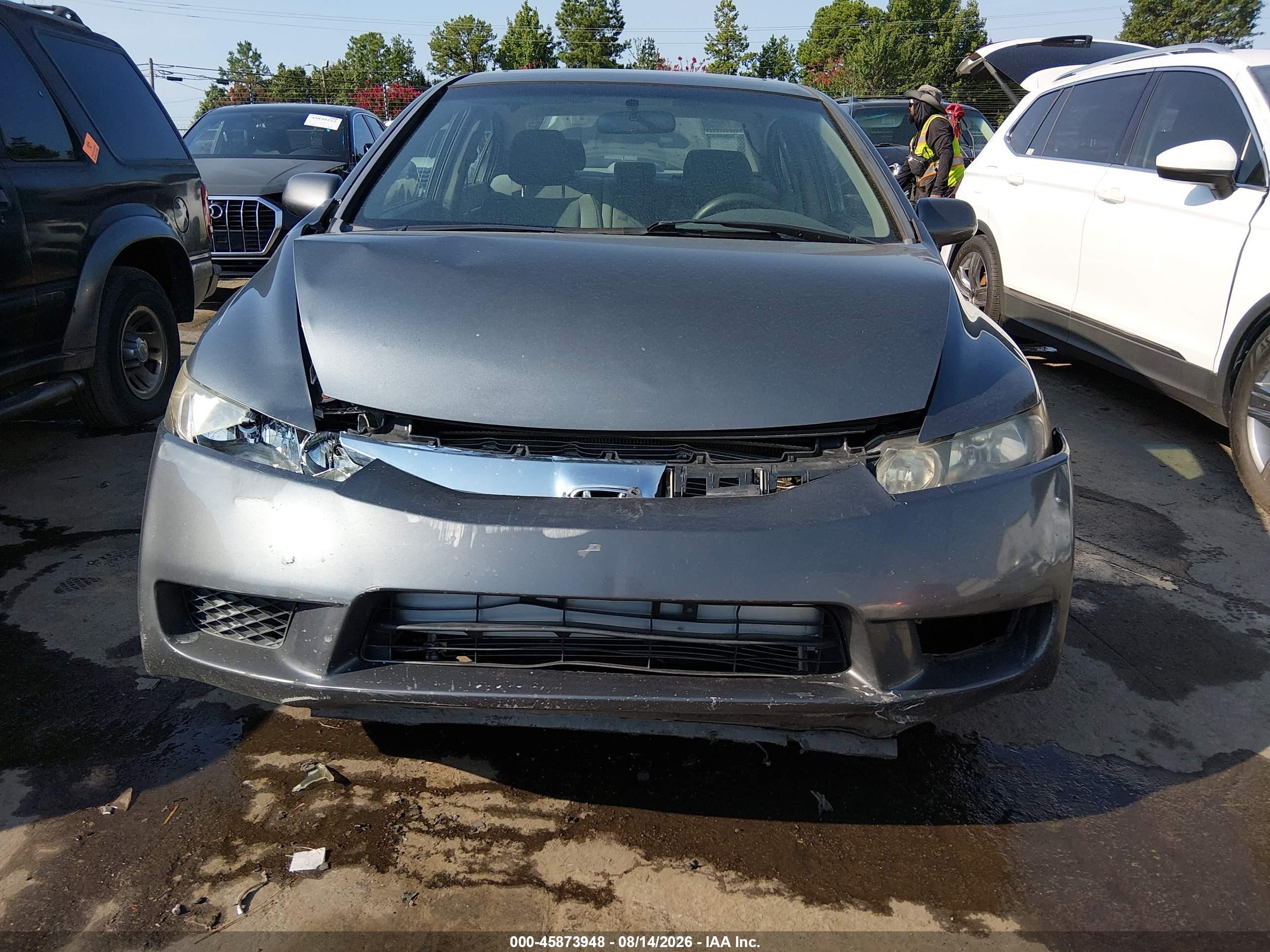 2009 Honda Civic Ex Серый vin: 1HGFA16849L016872