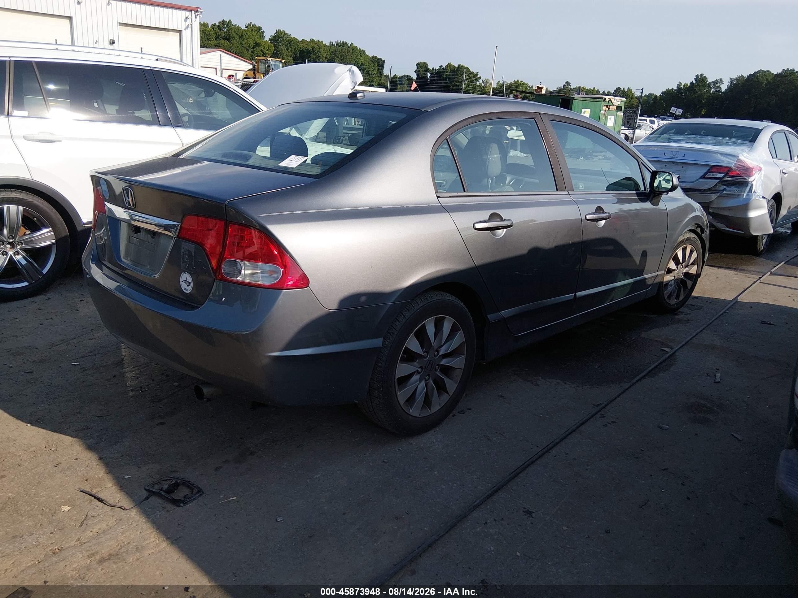 2009 Honda Civic Ex Серый vin: 1HGFA16849L016872