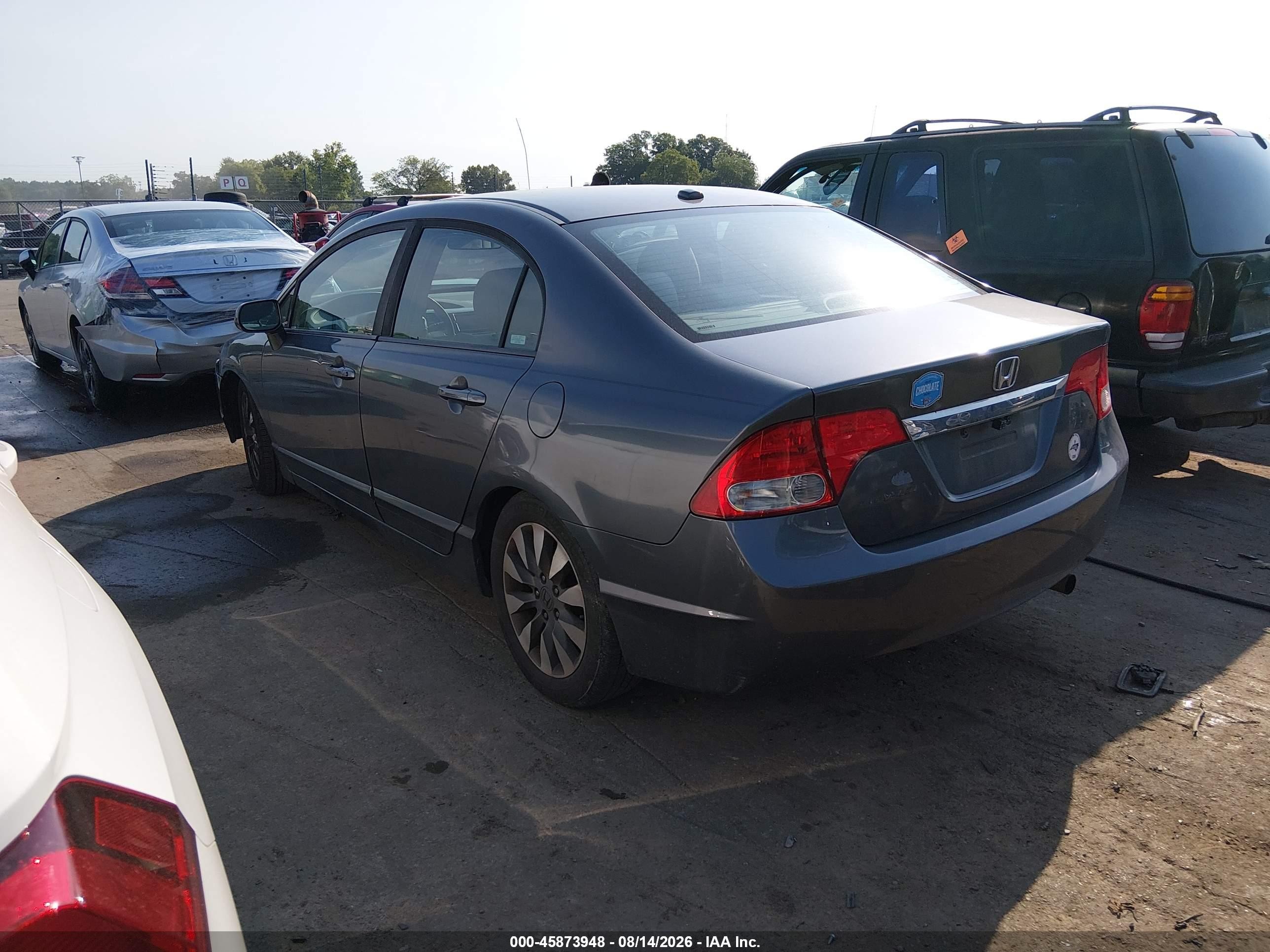 2009 Honda Civic Ex Серый vin: 1HGFA16849L016872