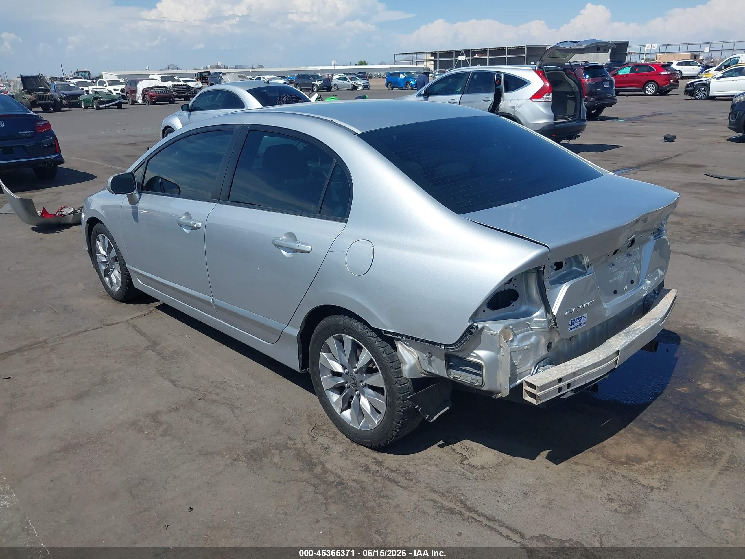 2009 Honda Civic Ex Silver vin: 1HGFA16849L019447