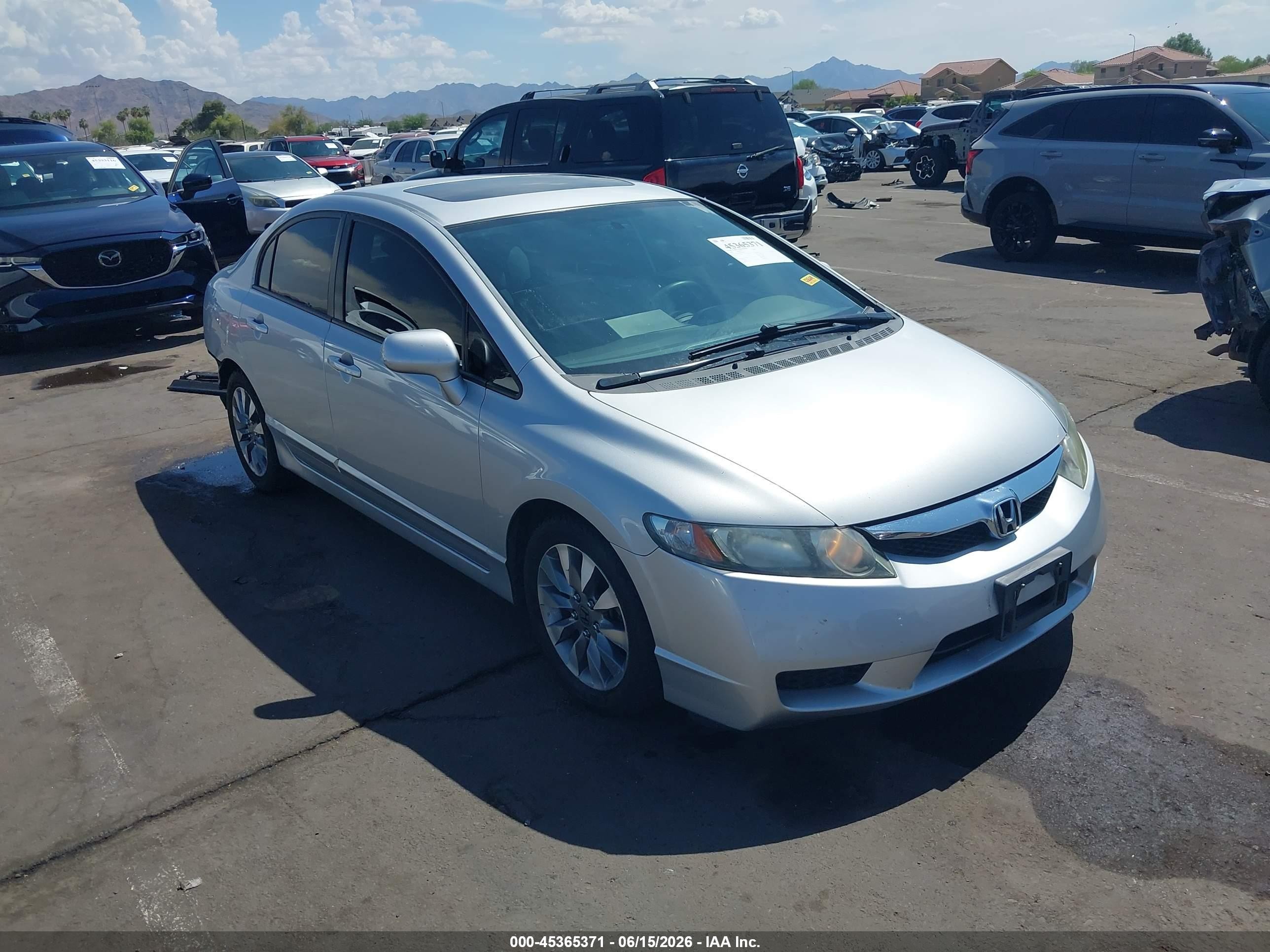 2009 Honda Civic Ex Silver vin: 1HGFA16849L019447