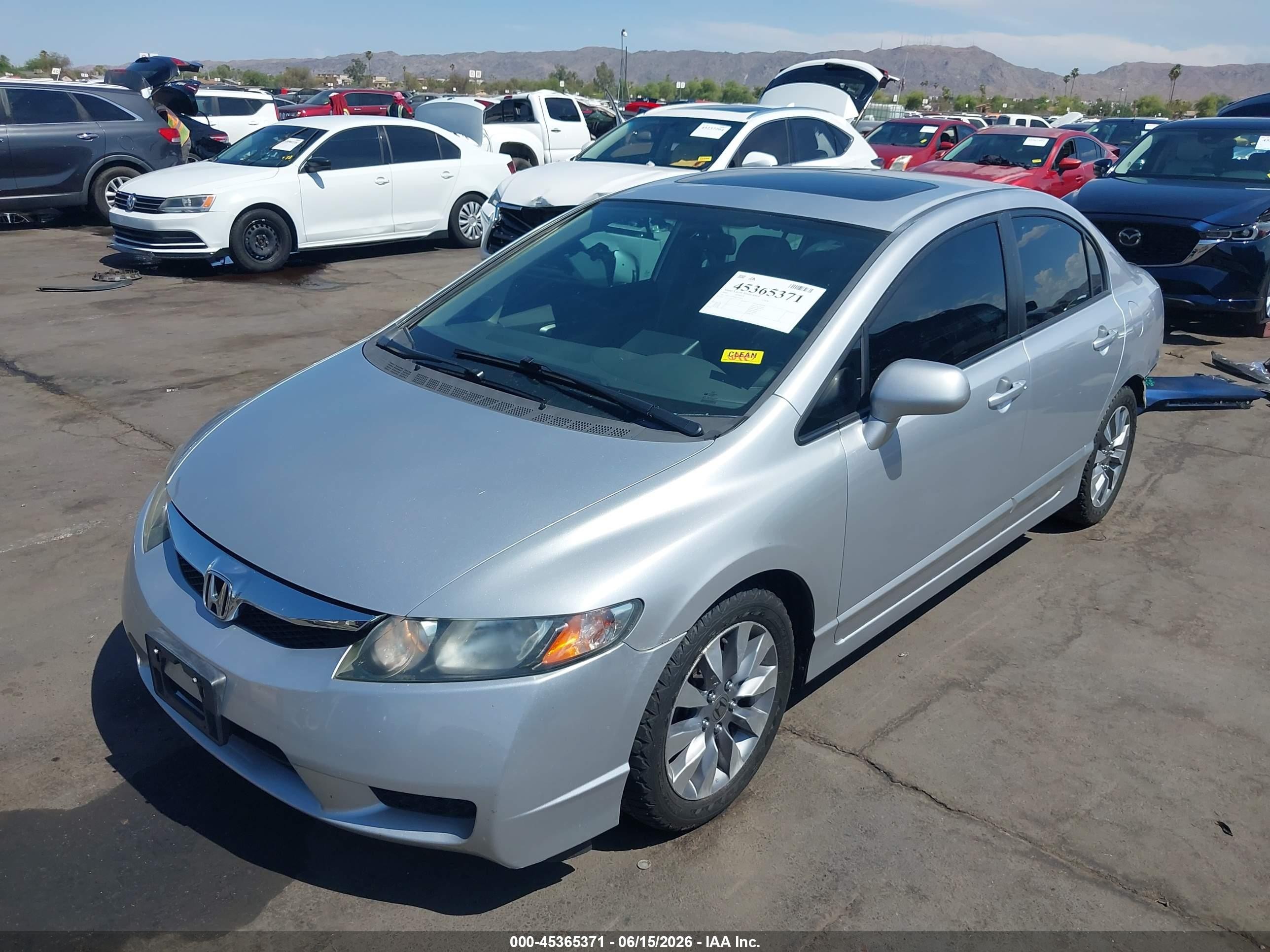 2009 Honda Civic Ex Silver vin: 1HGFA16849L019447