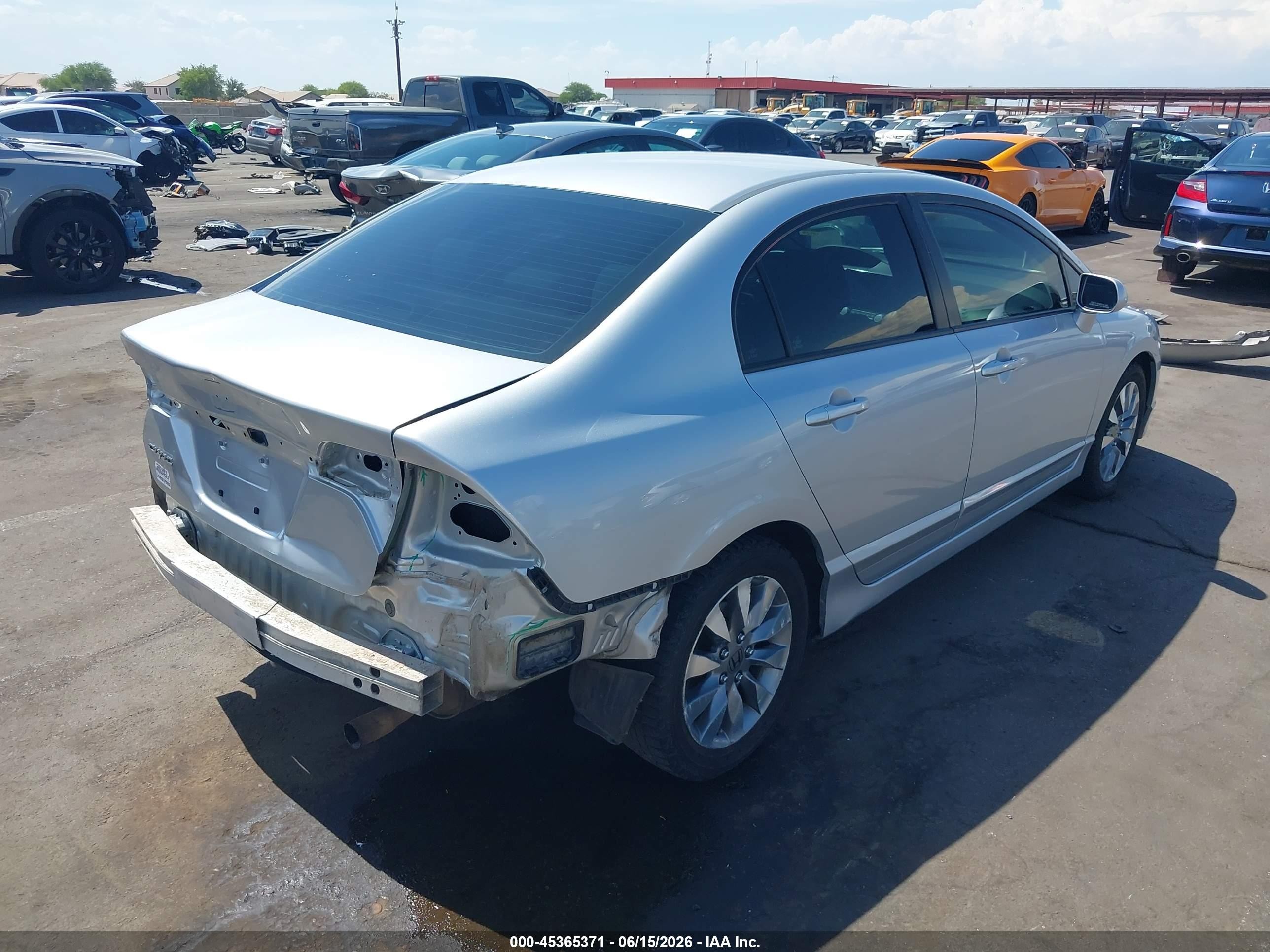 2009 Honda Civic Ex Silver vin: 1HGFA16849L019447