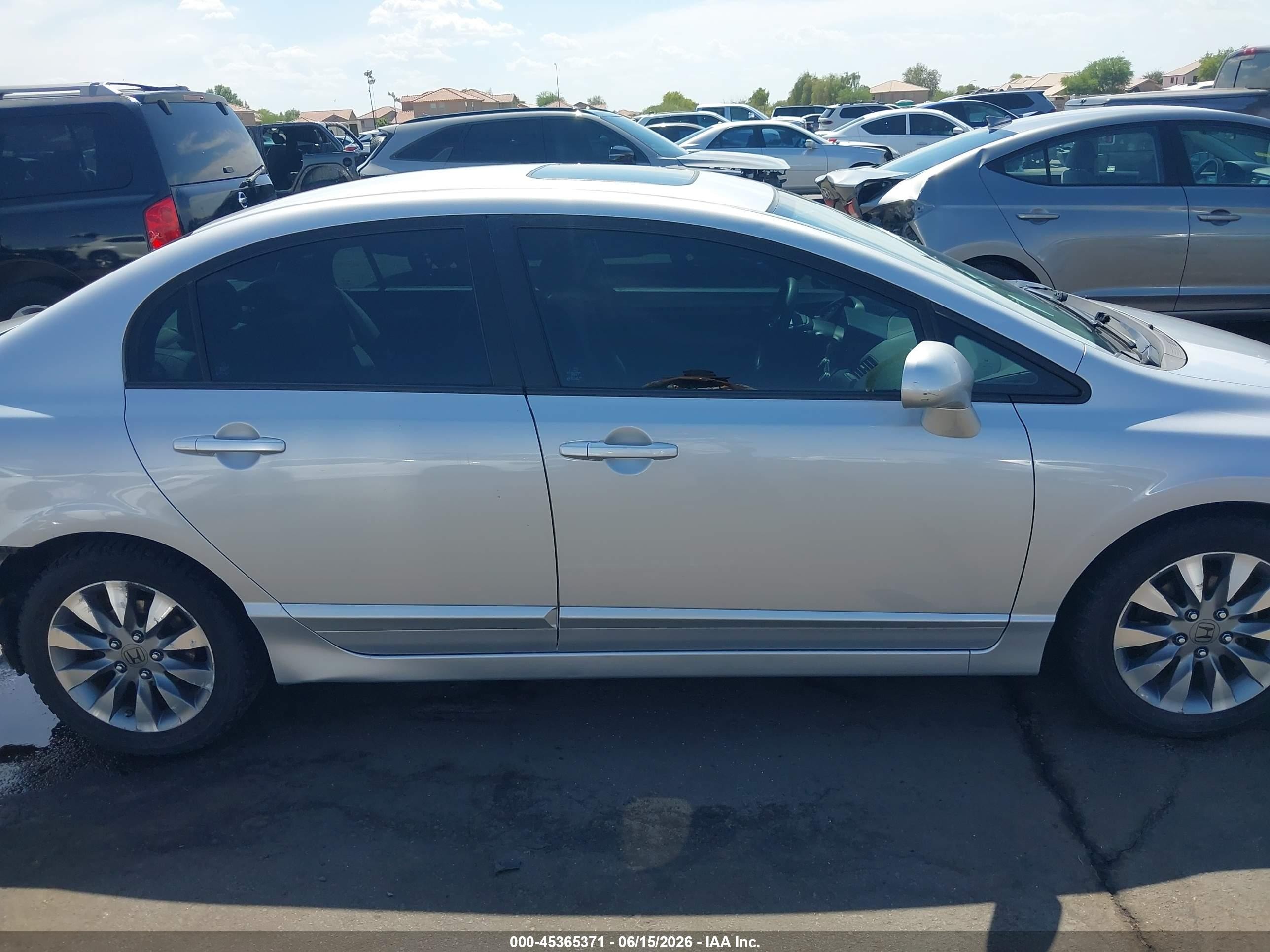 2009 Honda Civic Ex Silver vin: 1HGFA16849L019447