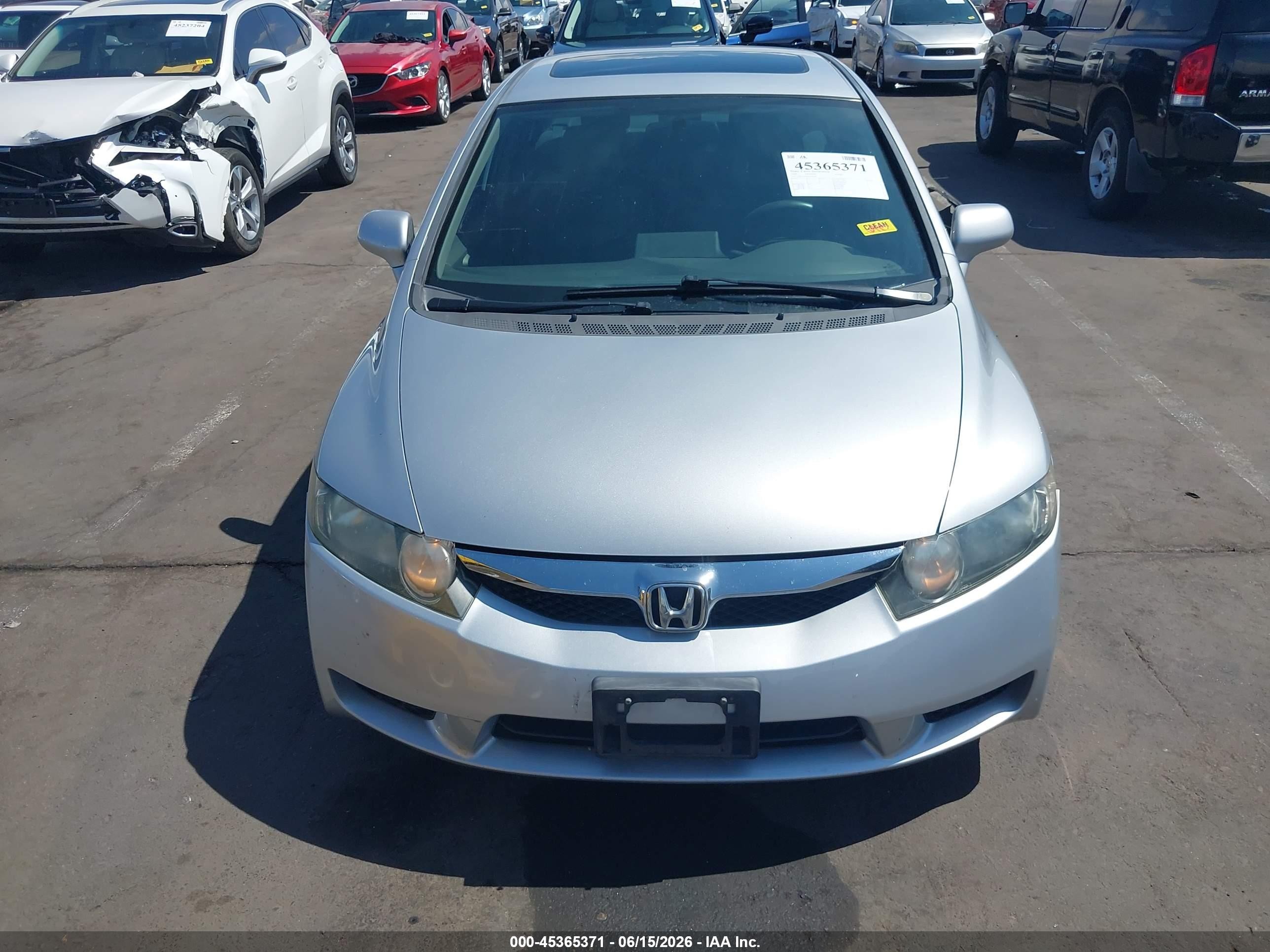 2009 Honda Civic Ex Silver vin: 1HGFA16849L019447
