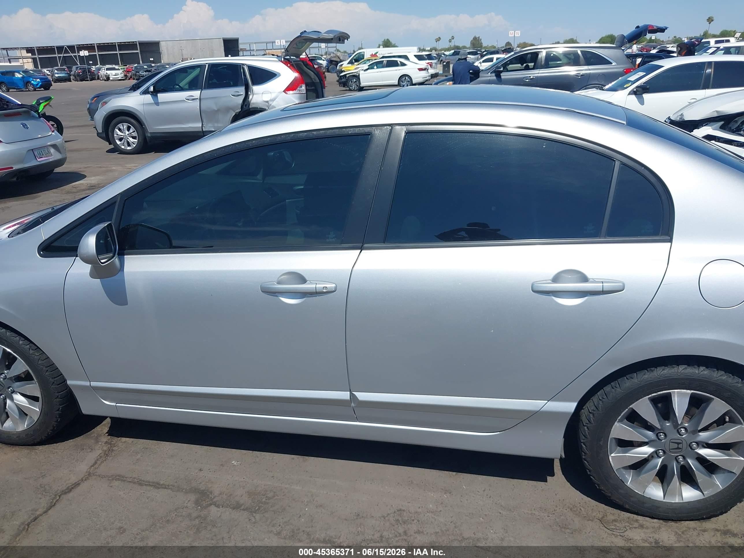 2009 Honda Civic Ex Silver vin: 1HGFA16849L019447