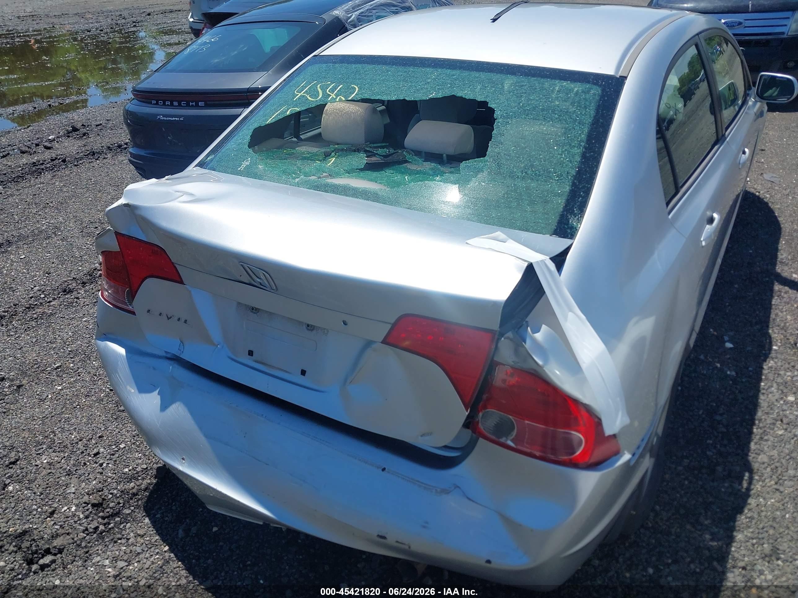 2006 Honda Civic Ex Silver vin: 1HGFA16856L085551