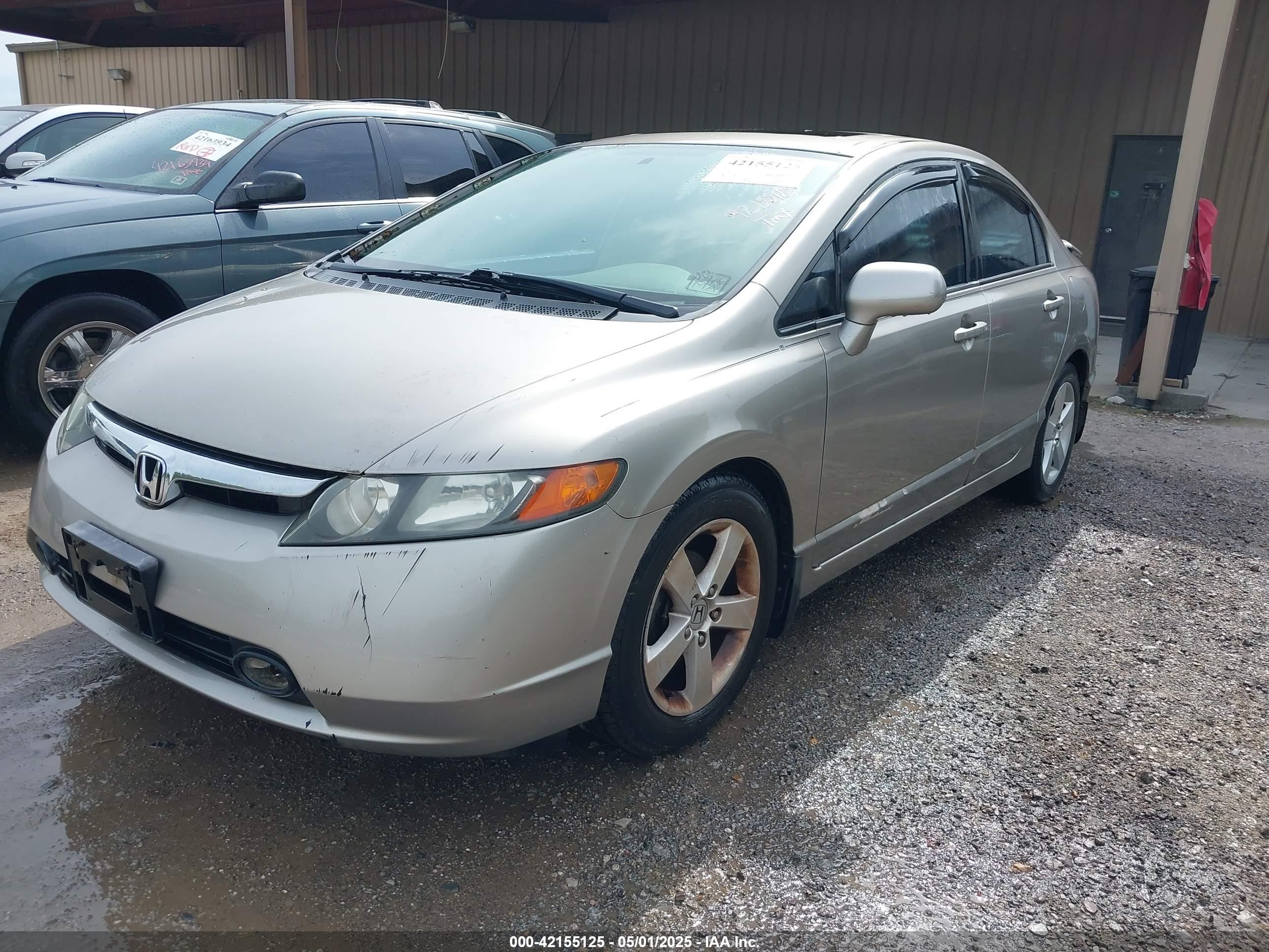 2006 Honda Civic Ex Pewter vin: 1HGFA16856L085792