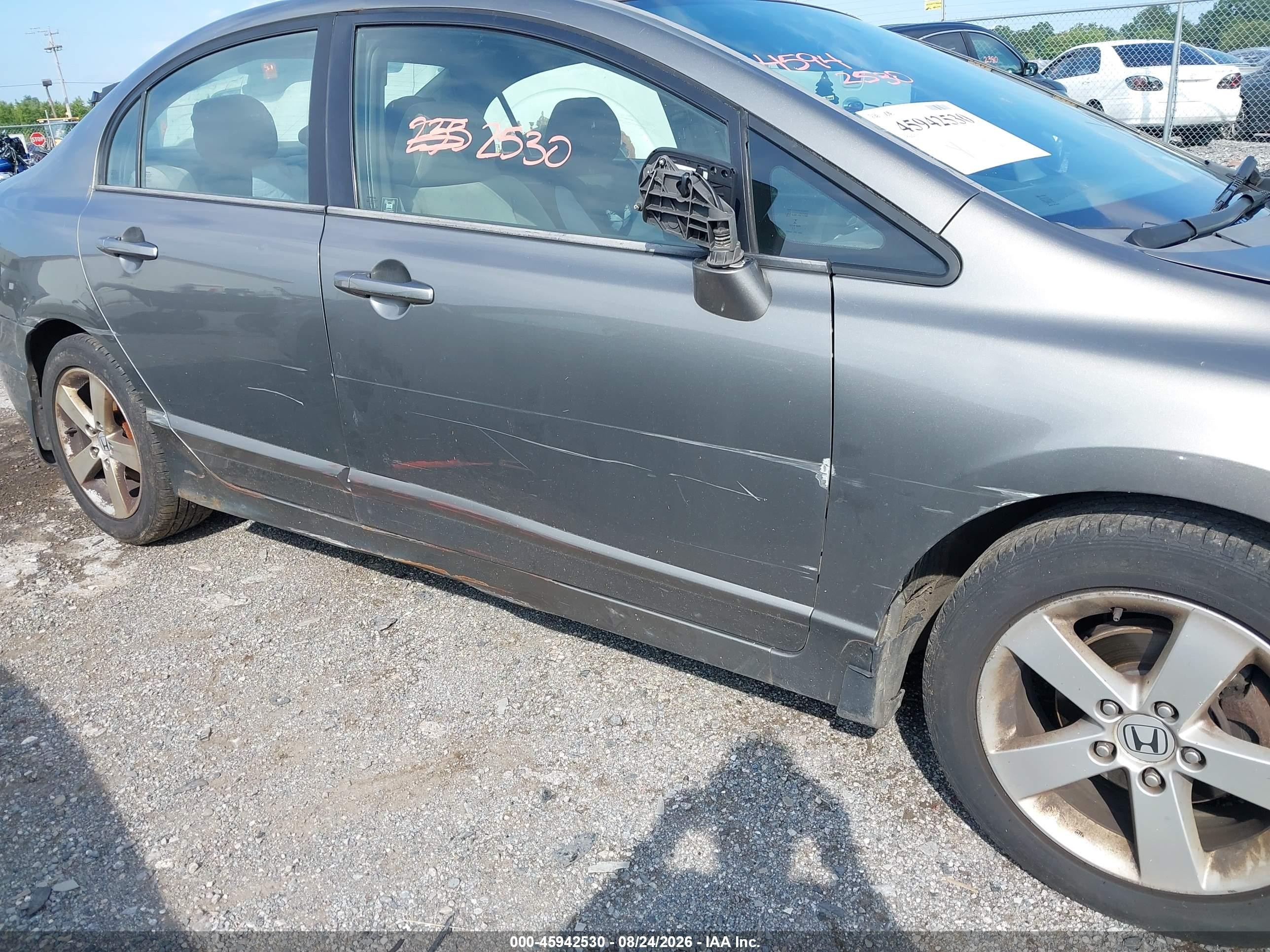 2006 Honda Civic Ex Gray vin: 1HGFA16856L104678
