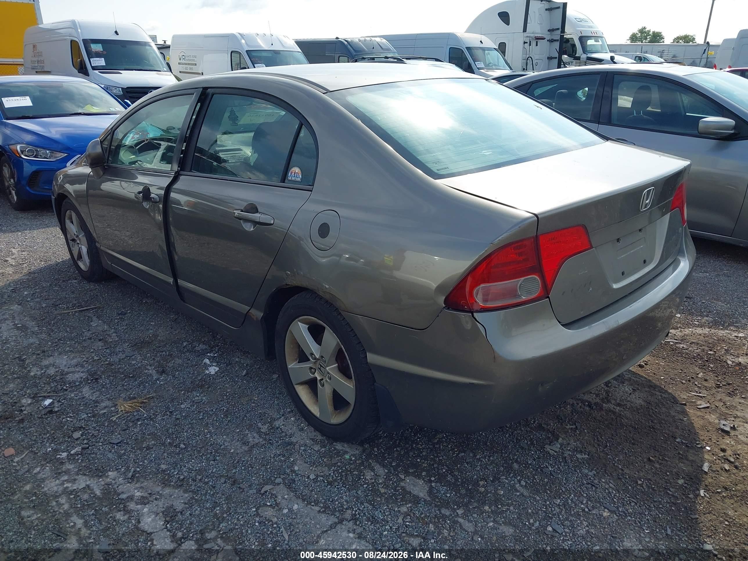 2006 Honda Civic Ex Gray vin: 1HGFA16856L104678