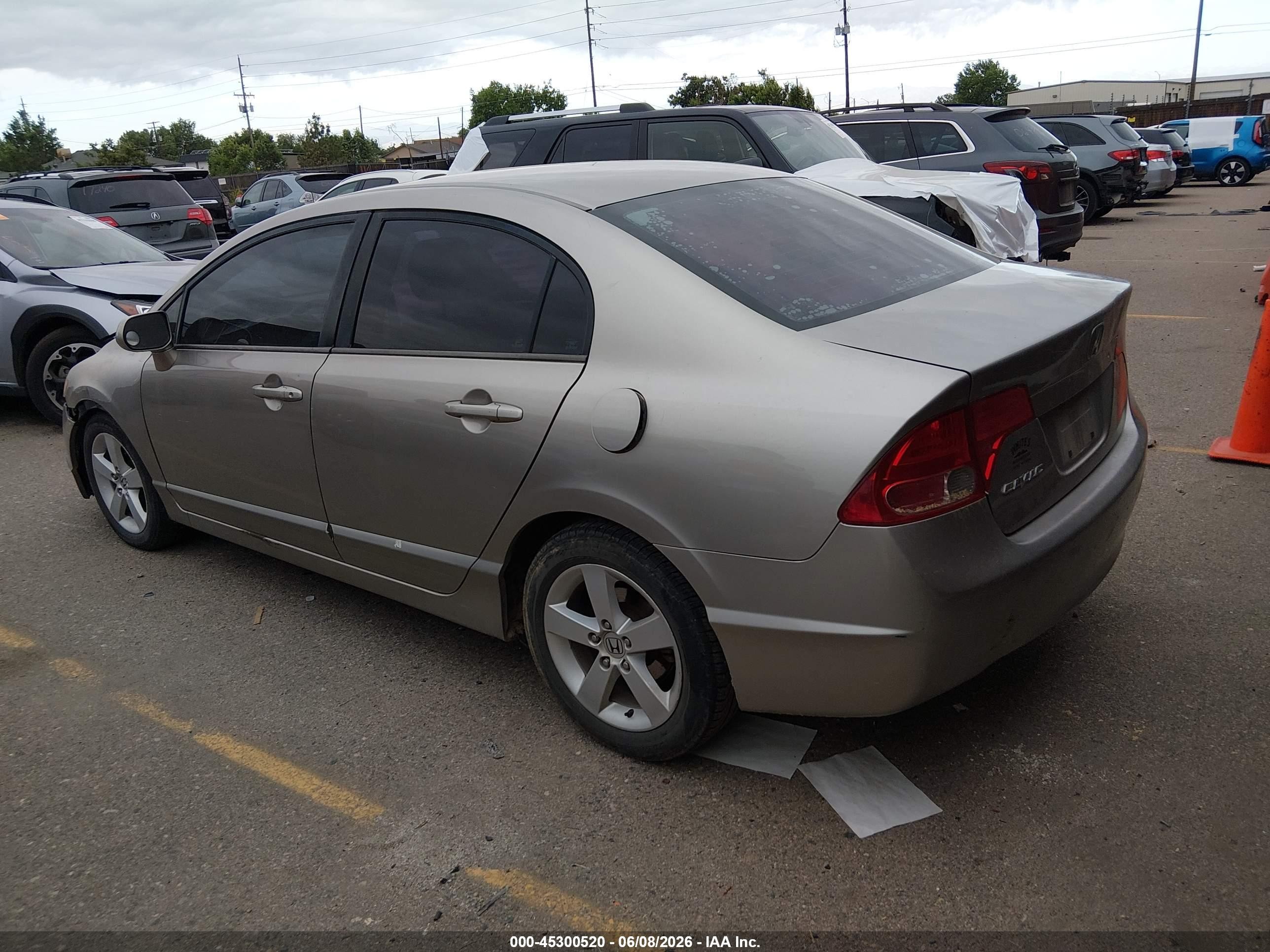 2006 Honda Civic Ex Gray vin: 1HGFA16856L107595
