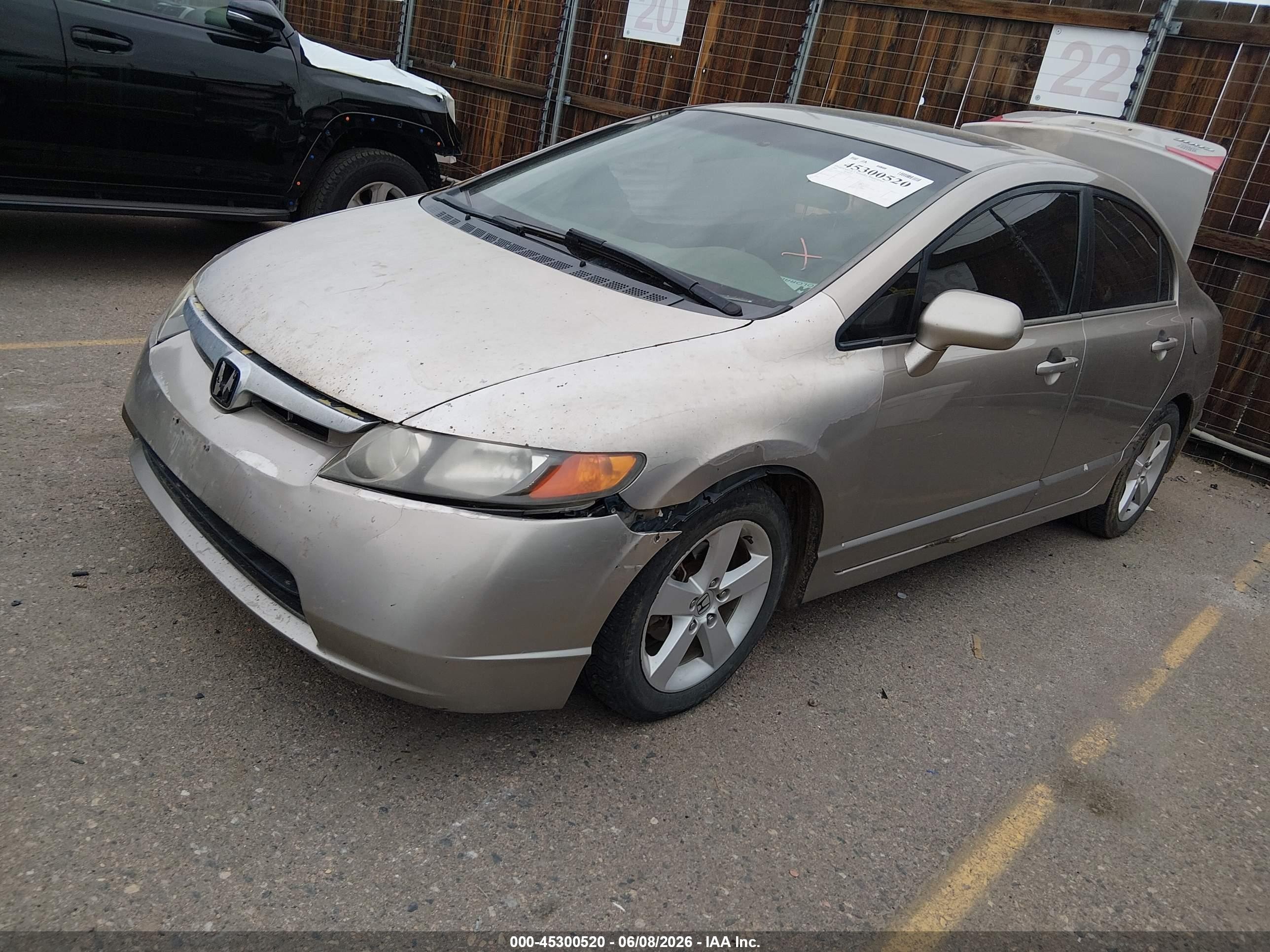 2006 Honda Civic Ex Gray vin: 1HGFA16856L107595