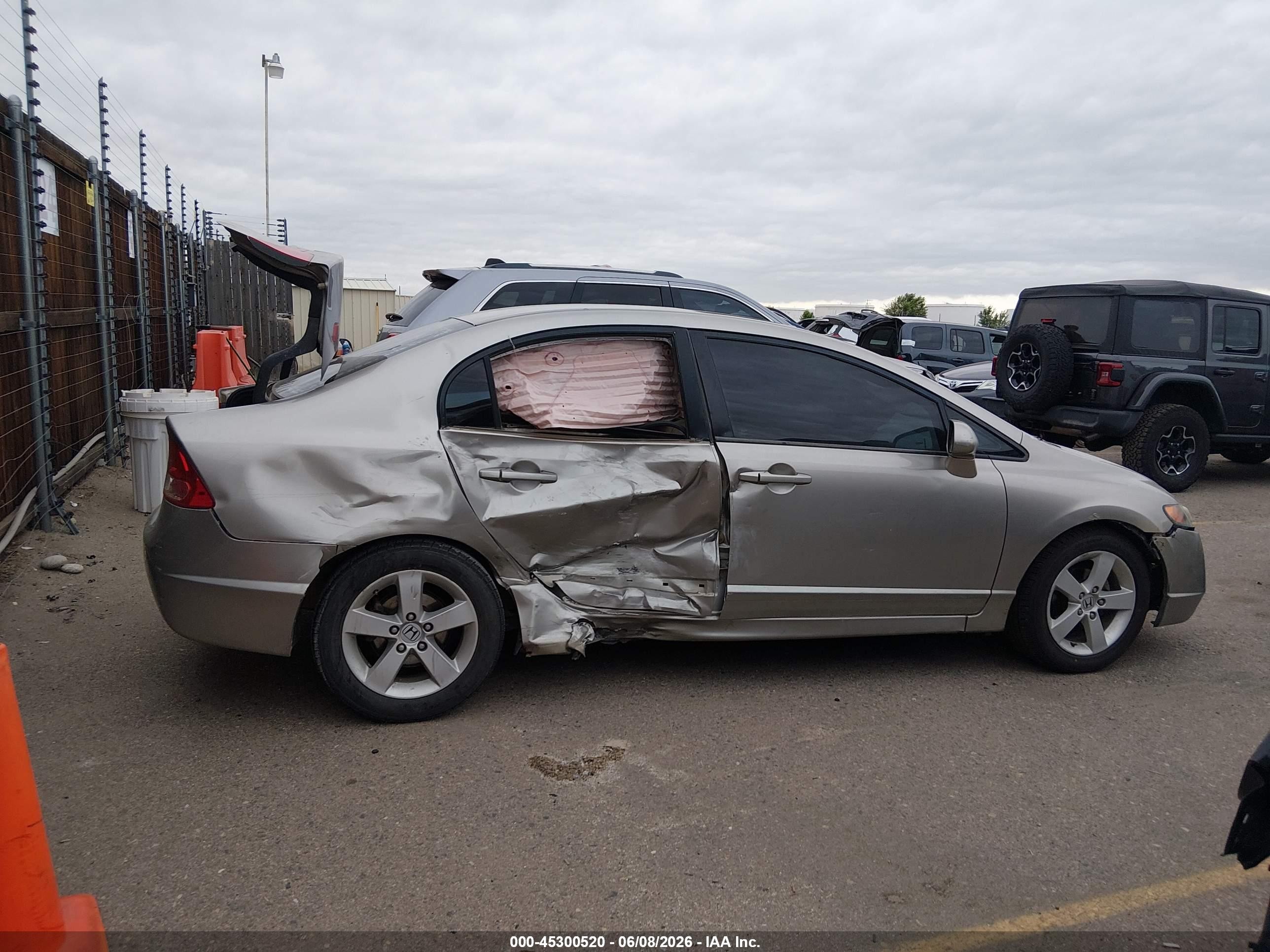 2006 Honda Civic Ex Gray vin: 1HGFA16856L107595