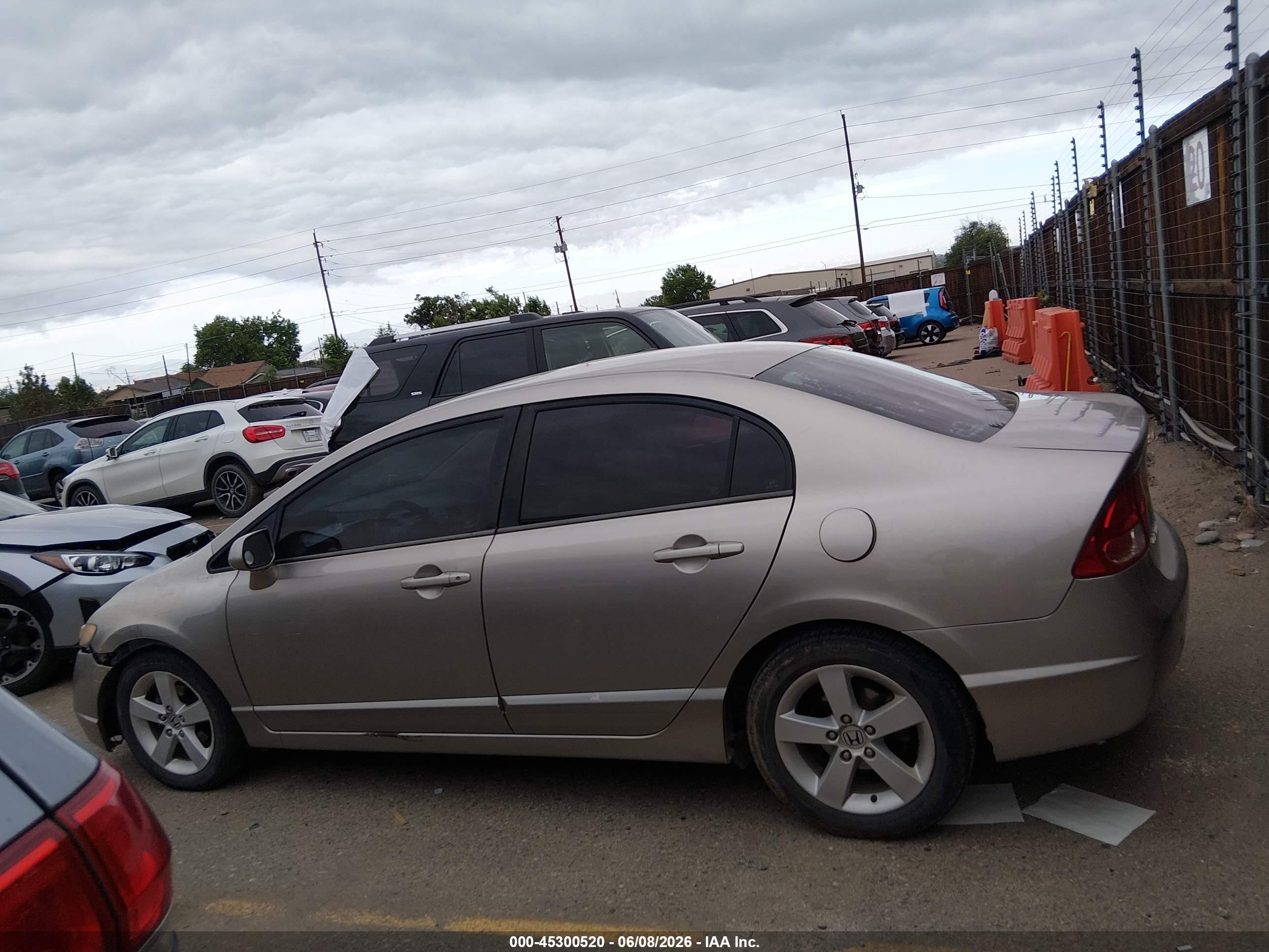 2006 Honda Civic Ex Gray vin: 1HGFA16856L107595