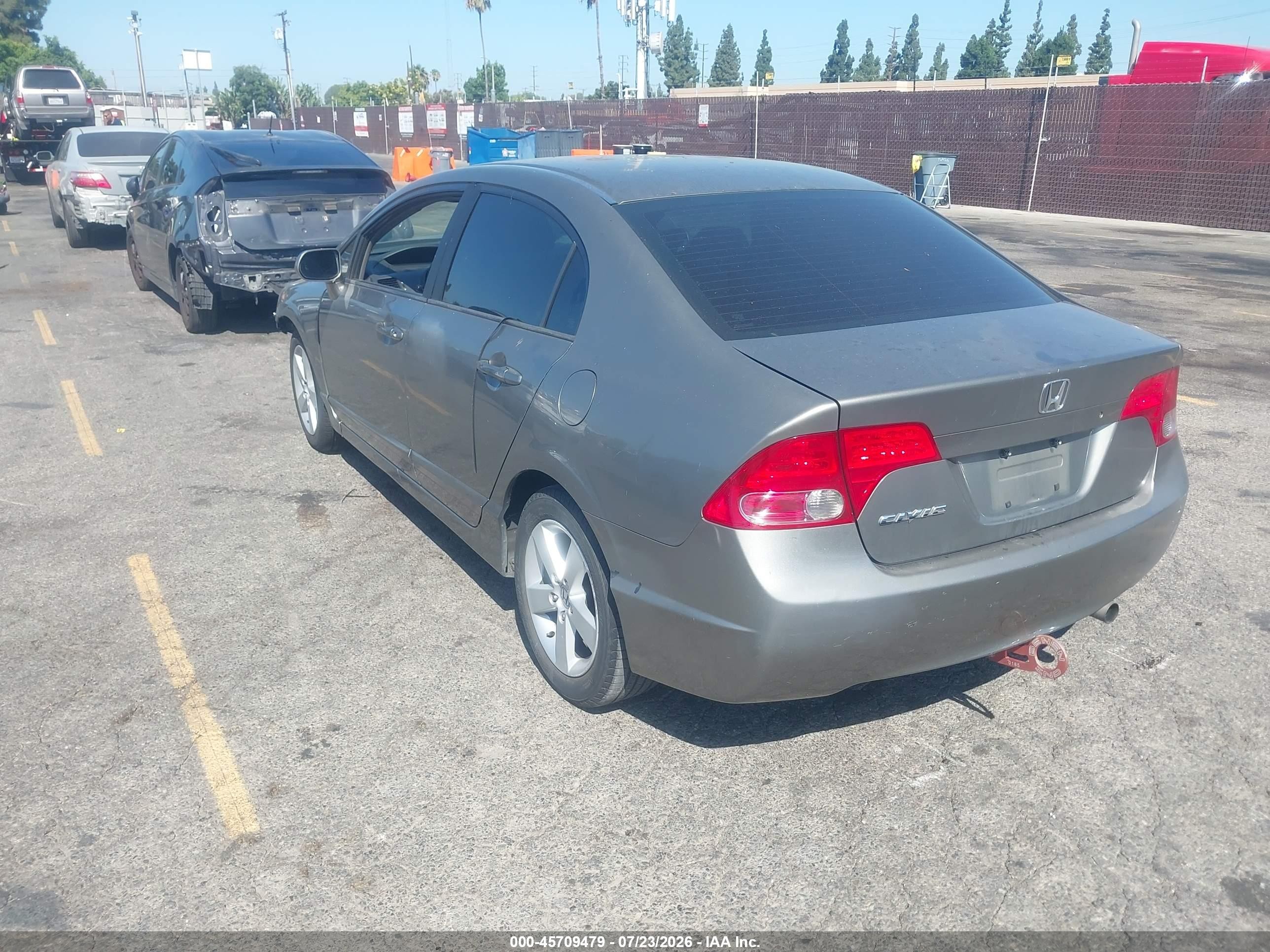 2006 Honda Civic Ex Gray vin: 1HGFA16856L139463