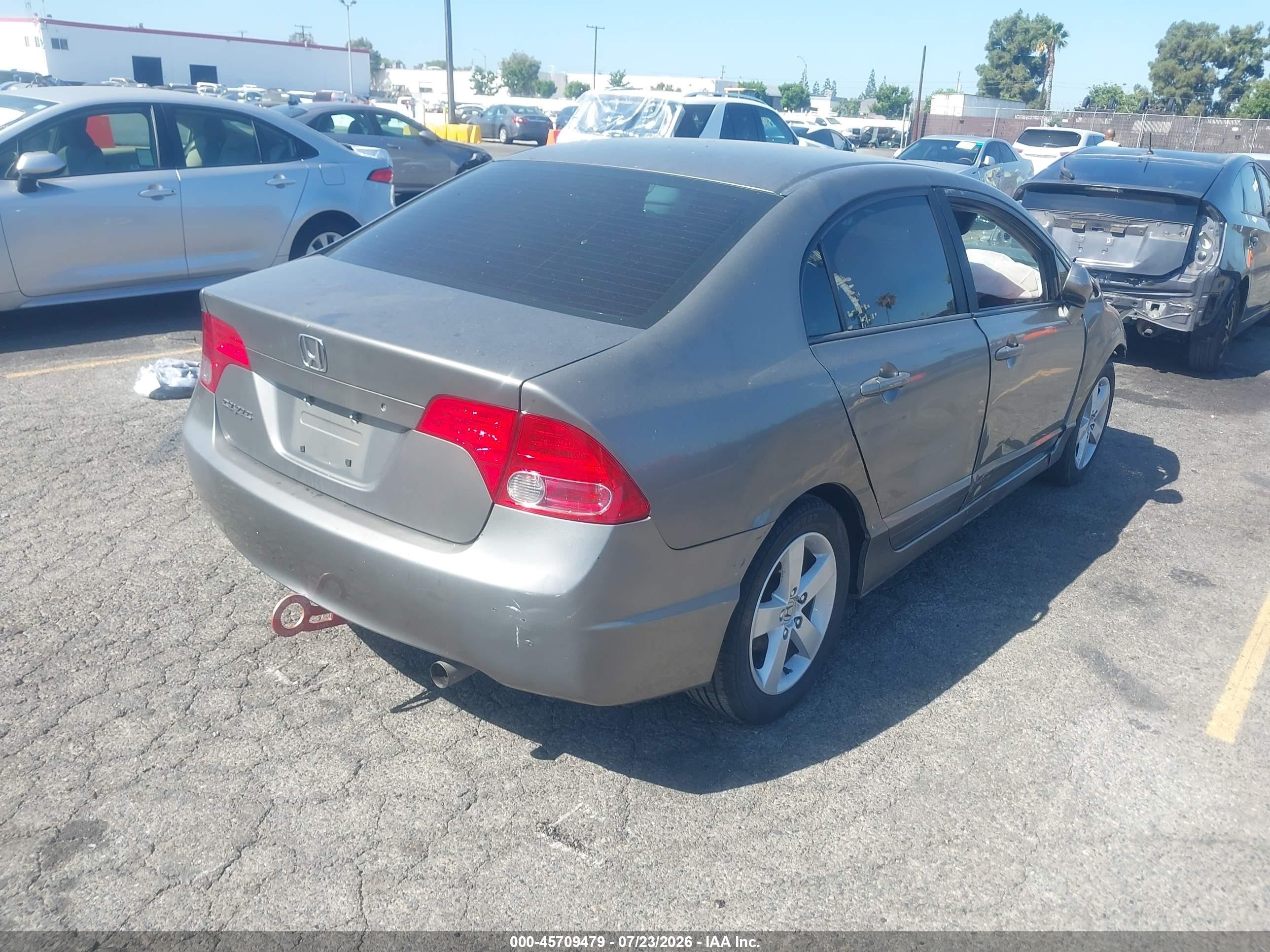2006 Honda Civic Ex Gray vin: 1HGFA16856L139463