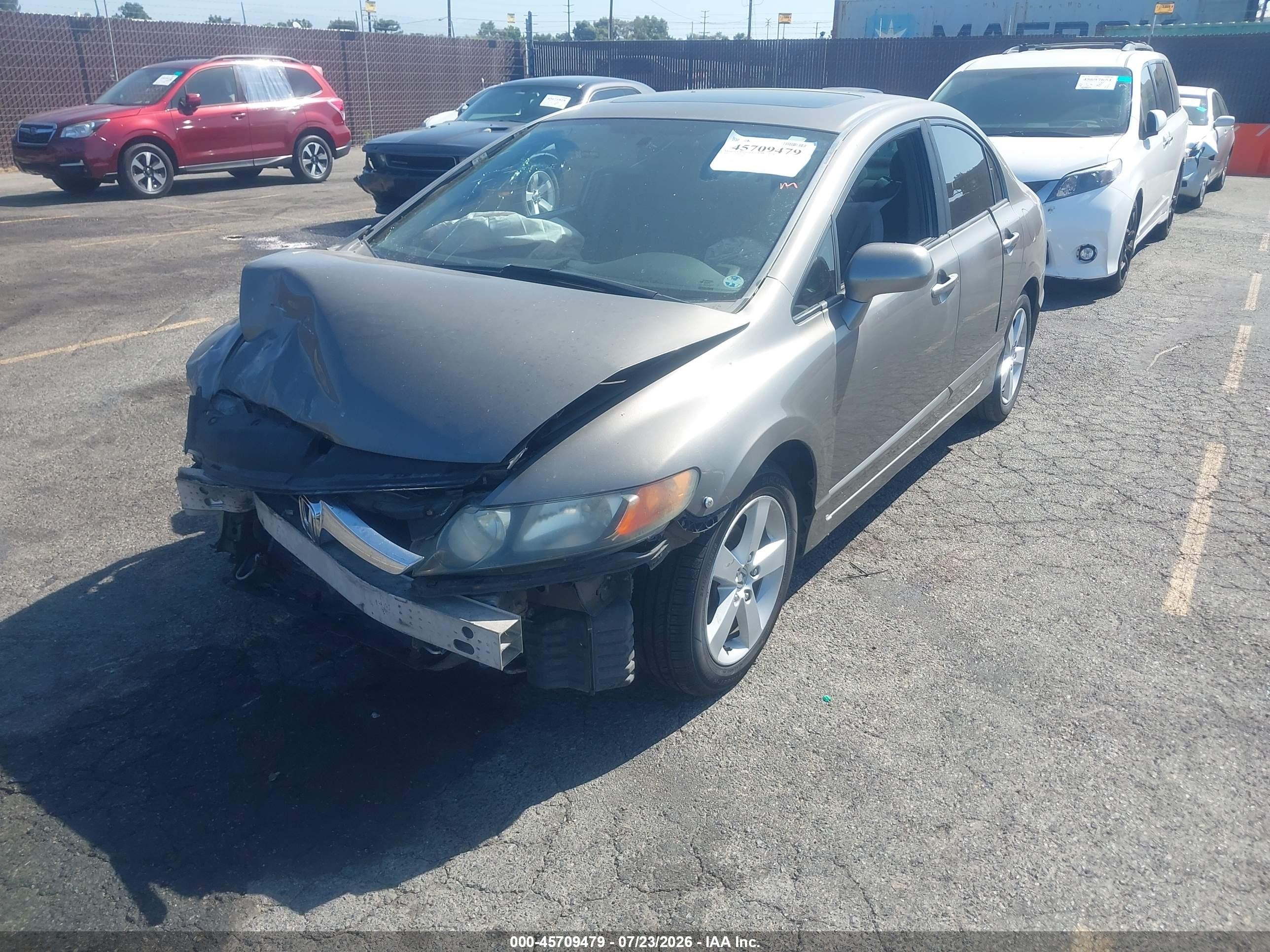 2006 Honda Civic Ex Gray vin: 1HGFA16856L139463