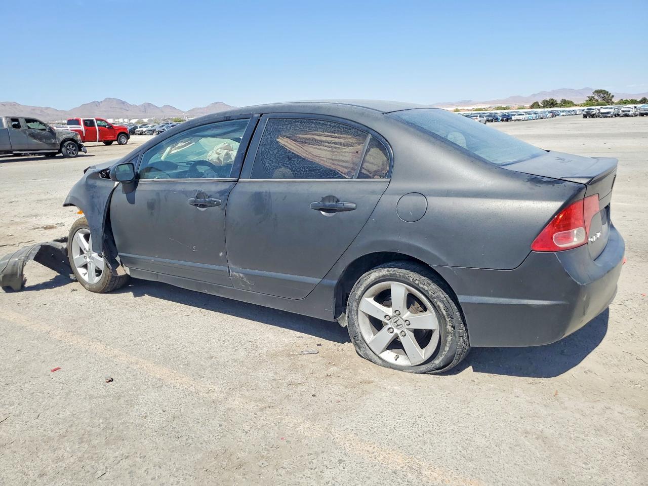 2007 Honda Civic Ex Black vin: 1HGFA16857L044628