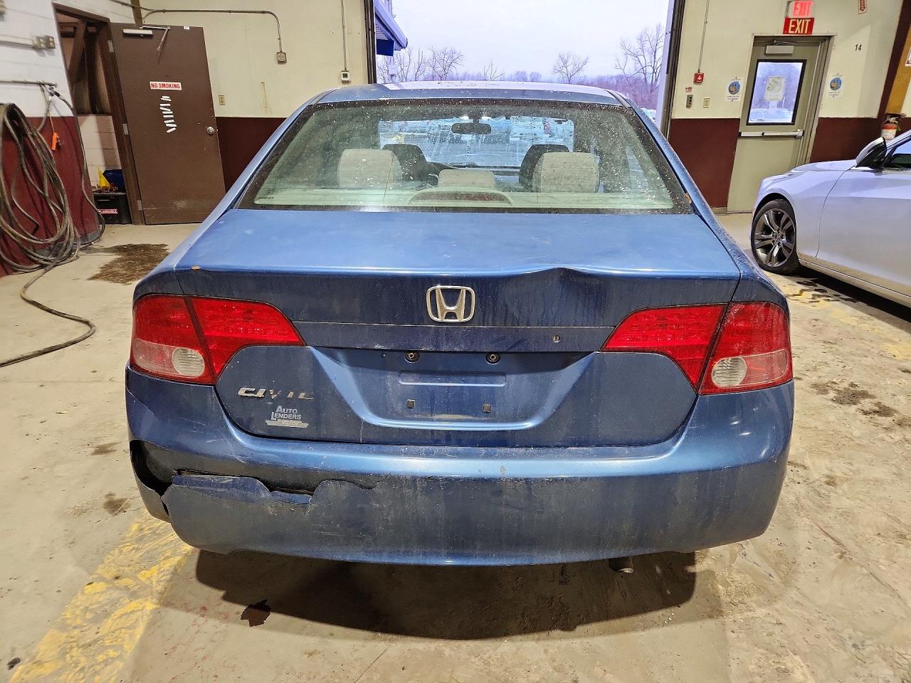 2007 Honda Civic Ex Blue vin: 1HGFA16857L056441