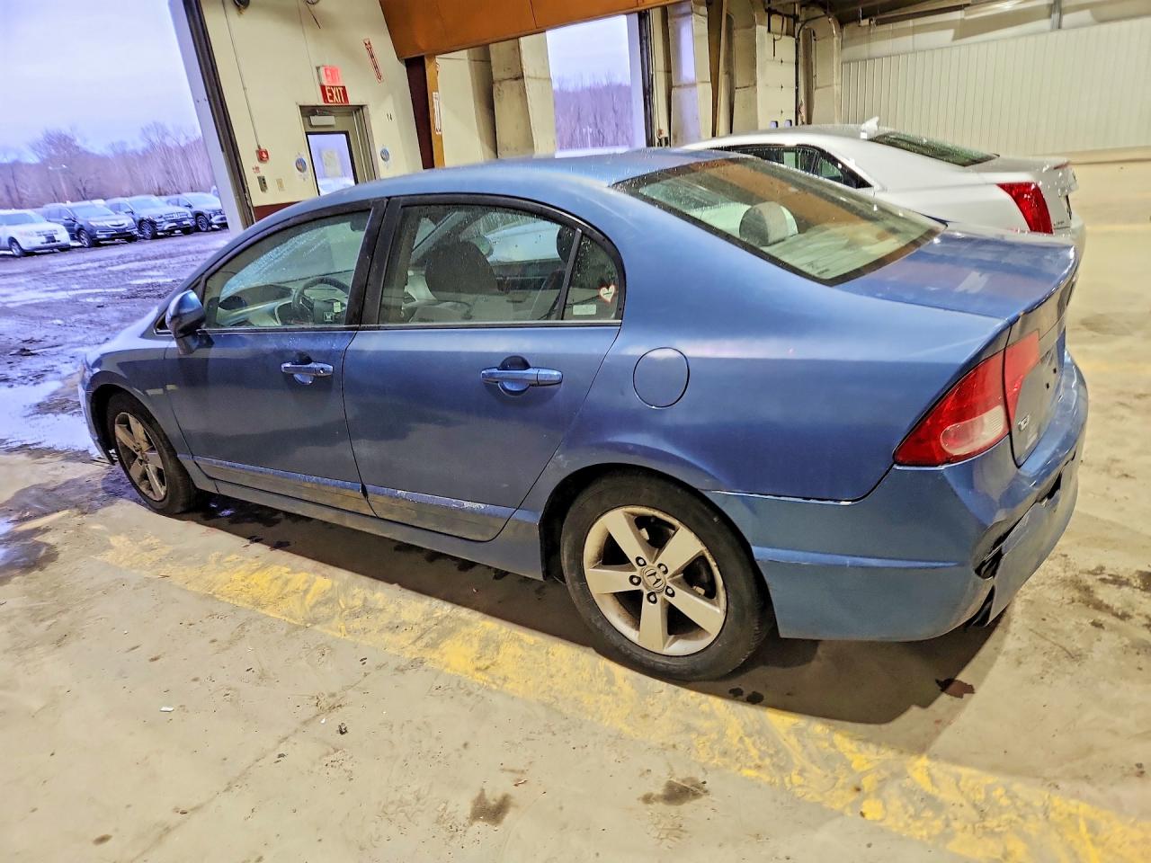 2007 Honda Civic Ex Blue vin: 1HGFA16857L056441