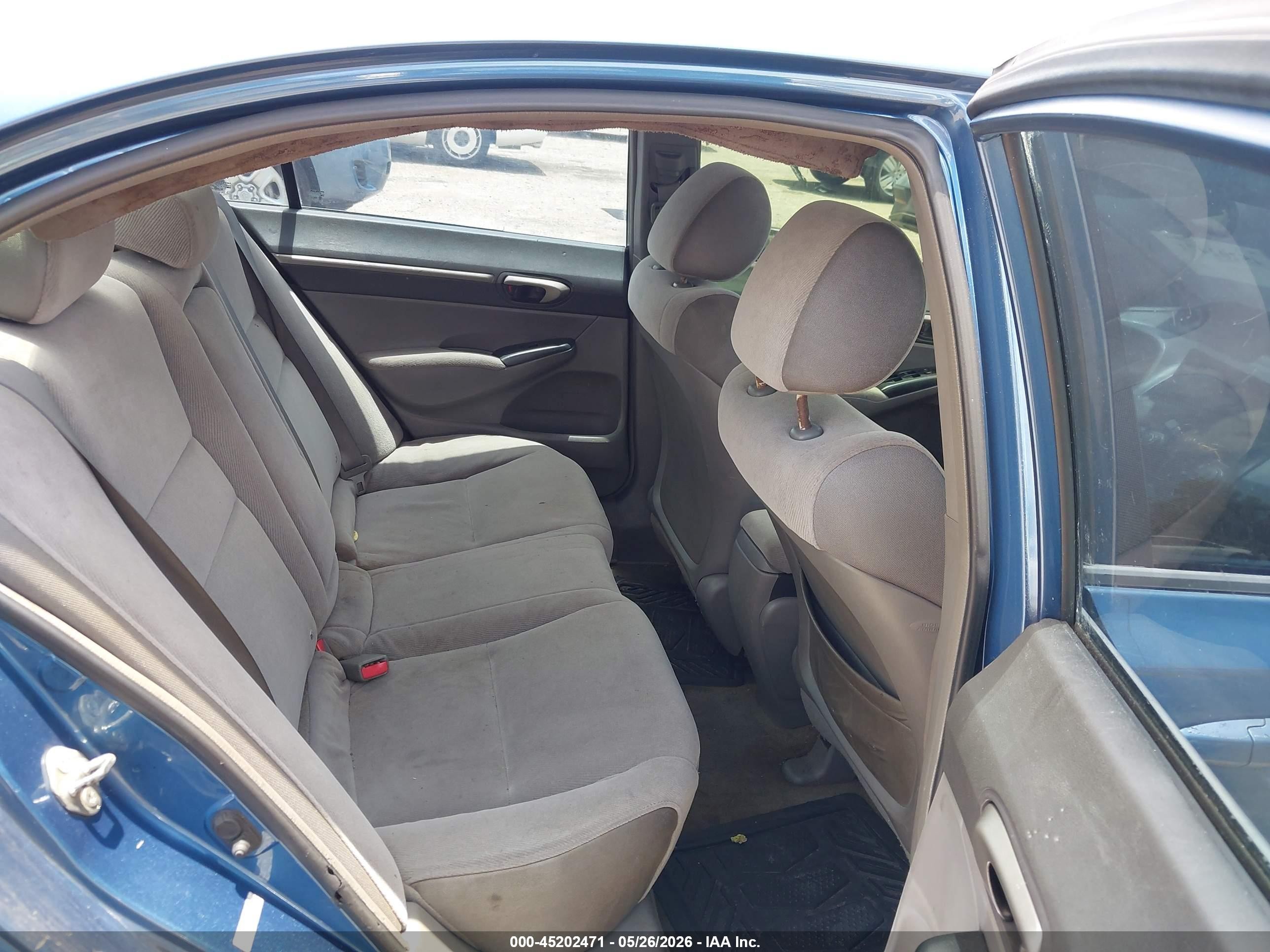 2007 Honda Civic Ex Blue vin: 1HGFA16857L083879