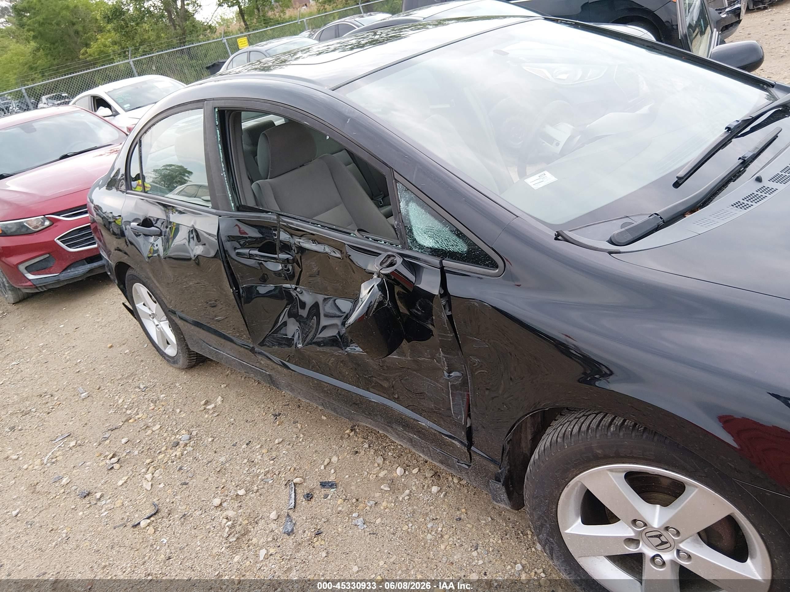 2008 Honda Civic Ex Black vin: 1HGFA16858L013753