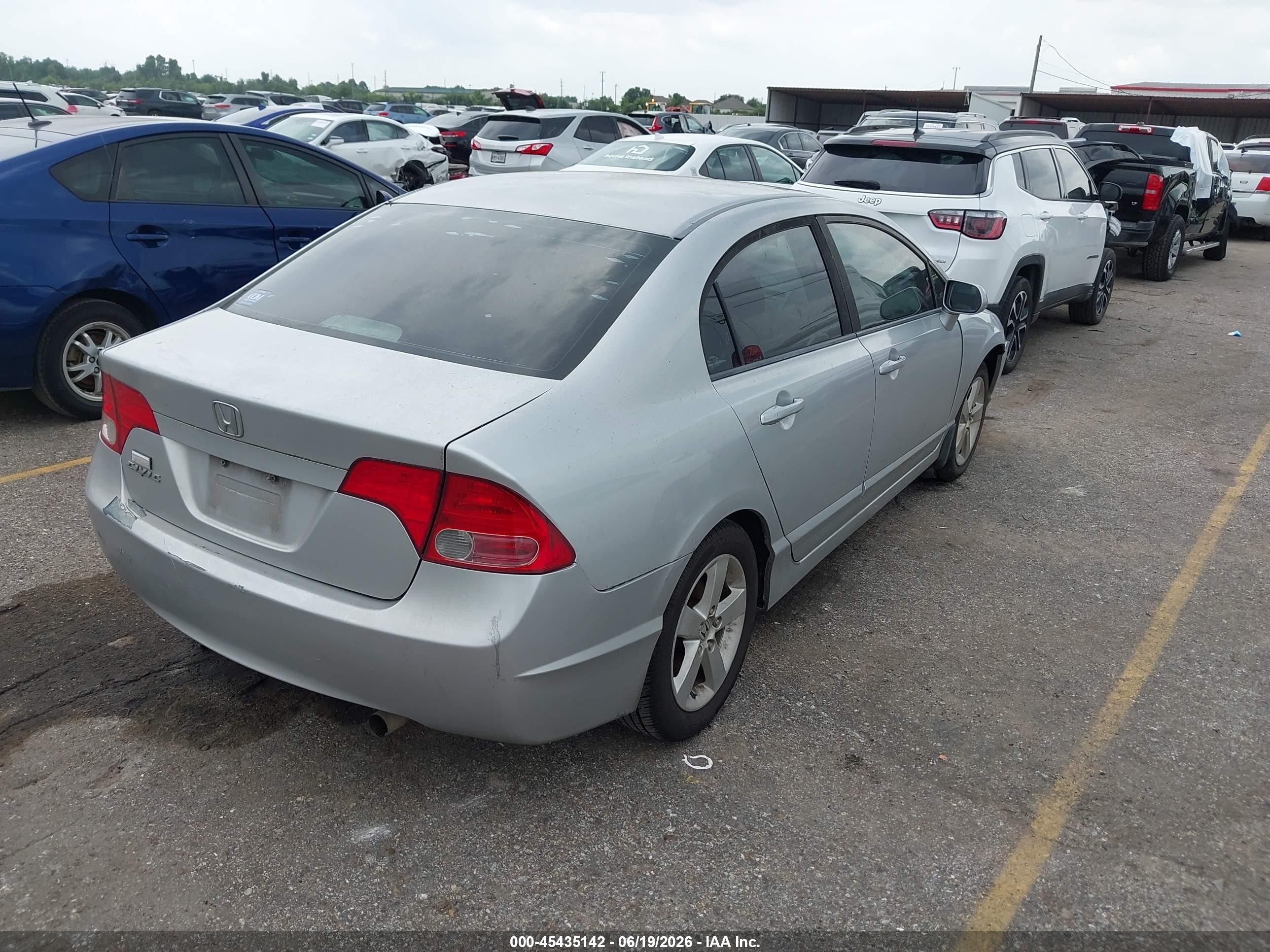 2008 Honda Civic Ex Silver vin: 1HGFA16858L027507