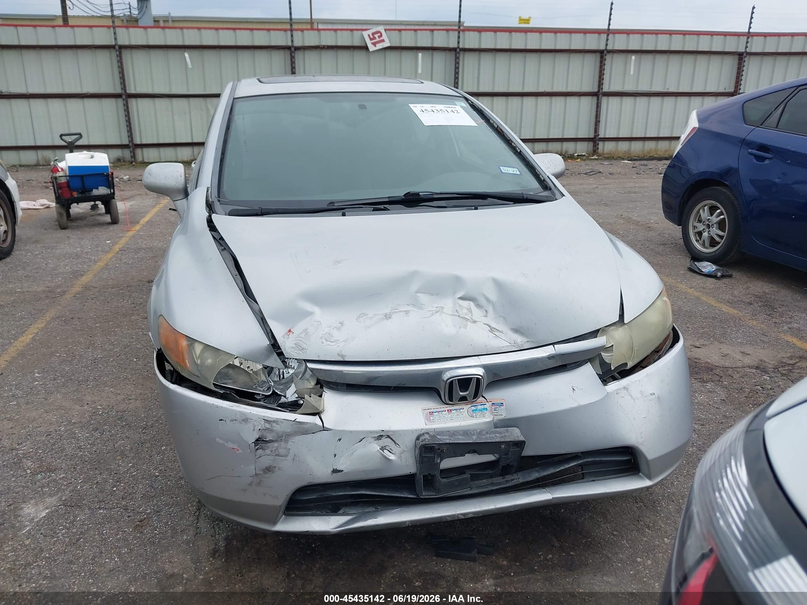2008 Honda Civic Ex Silver vin: 1HGFA16858L027507