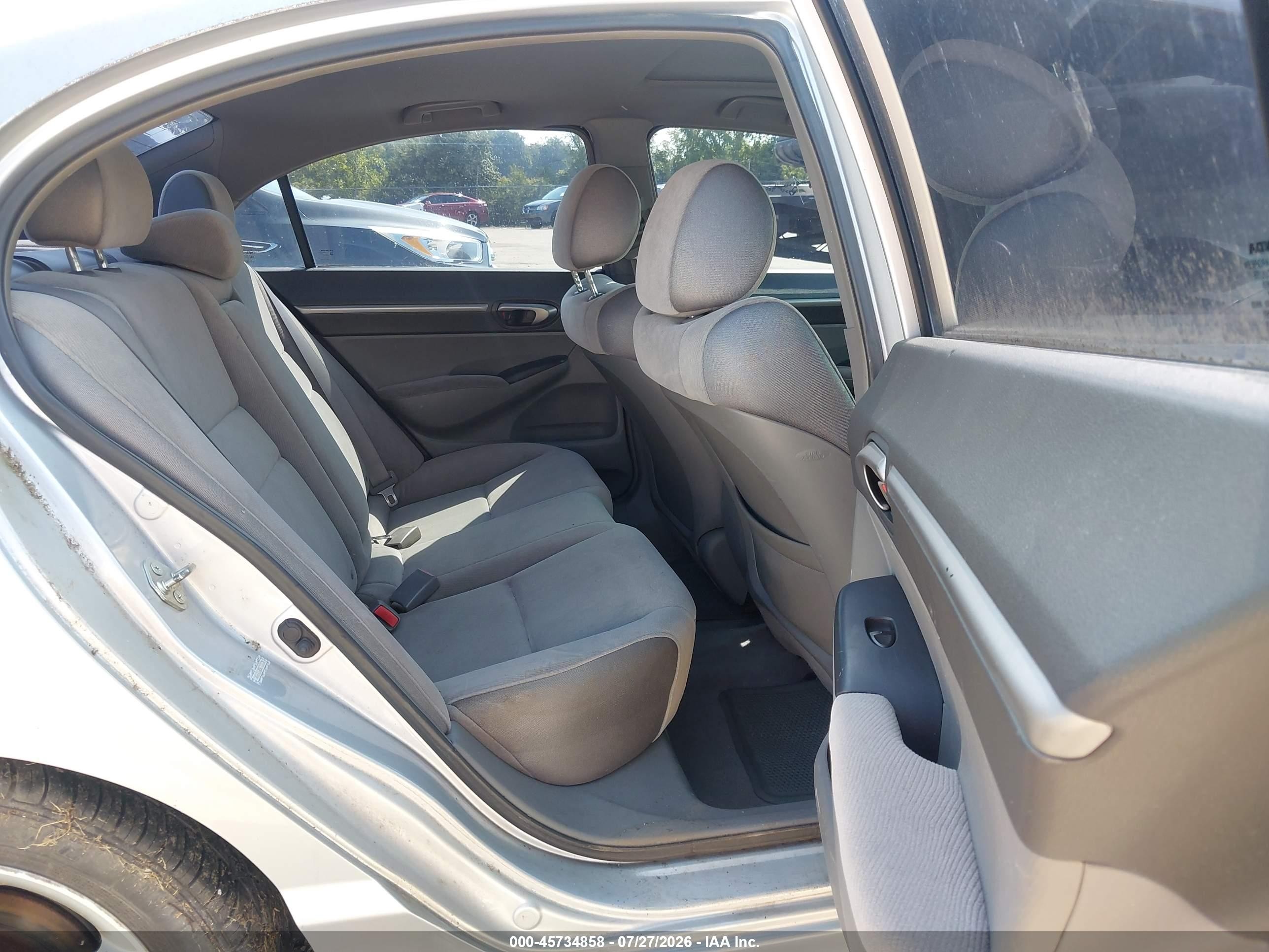 2008 Honda Civic Ex Gray vin: 1HGFA16858L031671